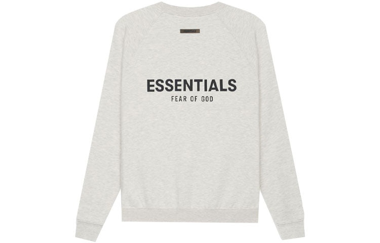 Fear of God Essentials SS21 Pullover Crewneck Light Heather Oatmeal FOG-SS21-594 - 3