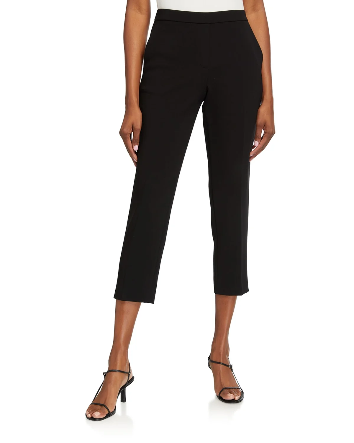 Treeca Cropped Pull-On Pants - 1