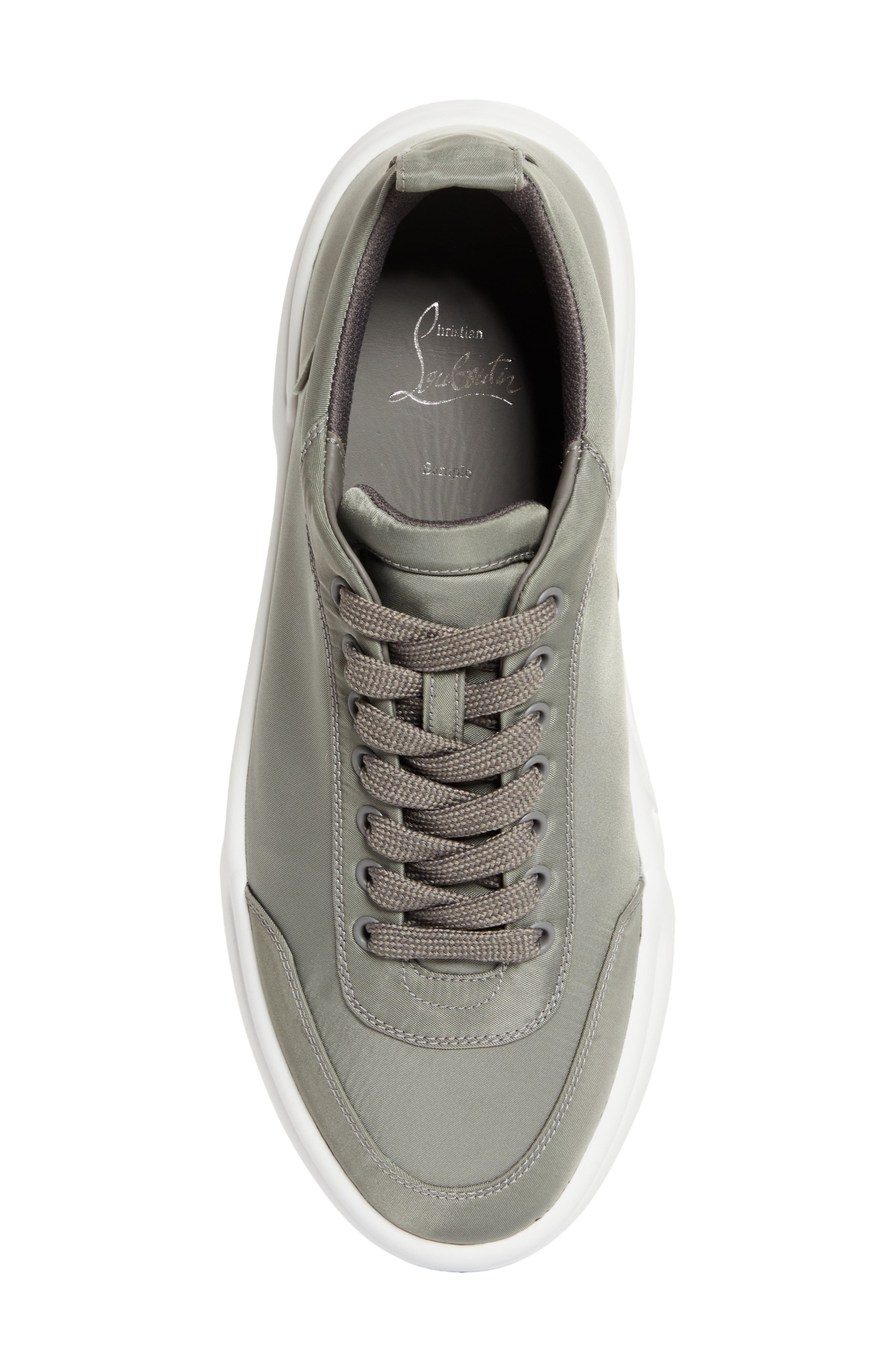 Christian Louboutin Choukario Platform Sneaker in Smoke Grey at Nordstrom - 5