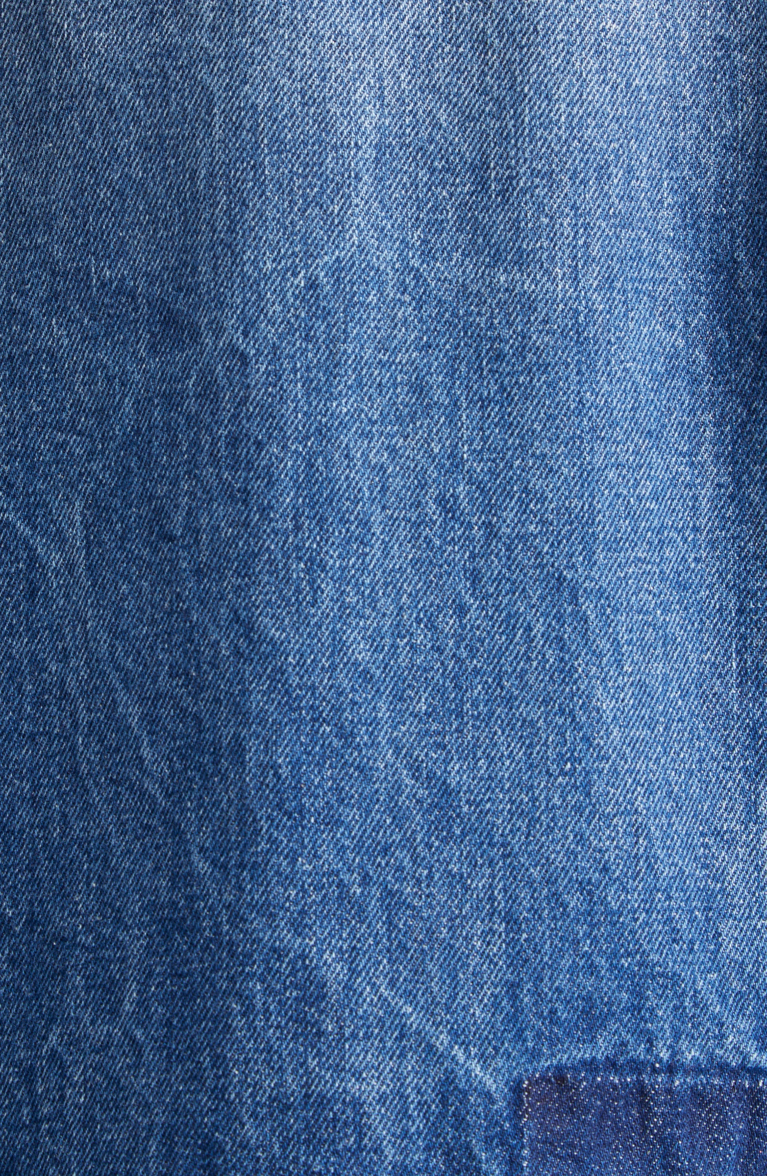 Stella McCartney Denim & Faux Suede Trucker Jacket in 4090 - 6