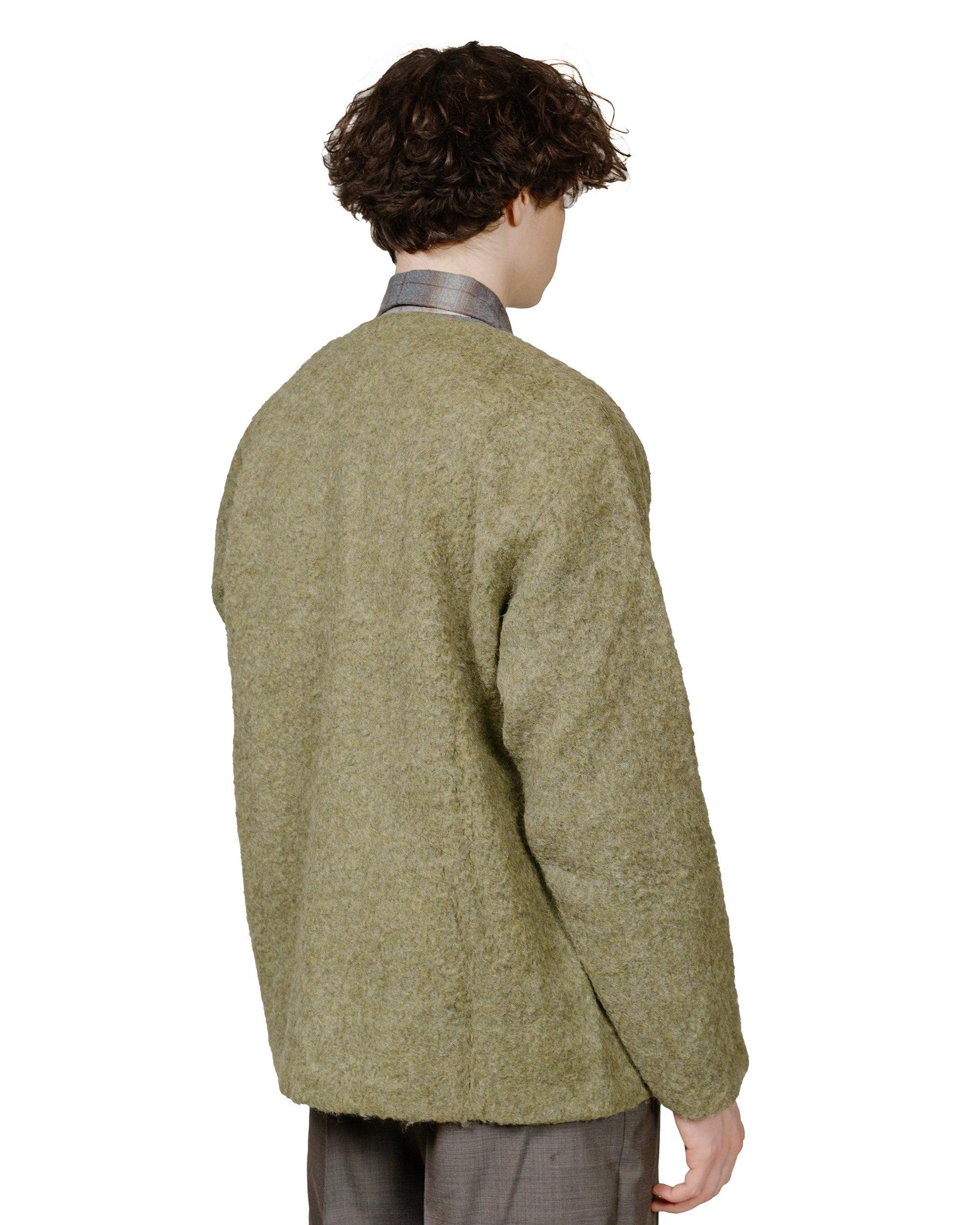 Cardigan Fresh Moss Tumble Wool - 3