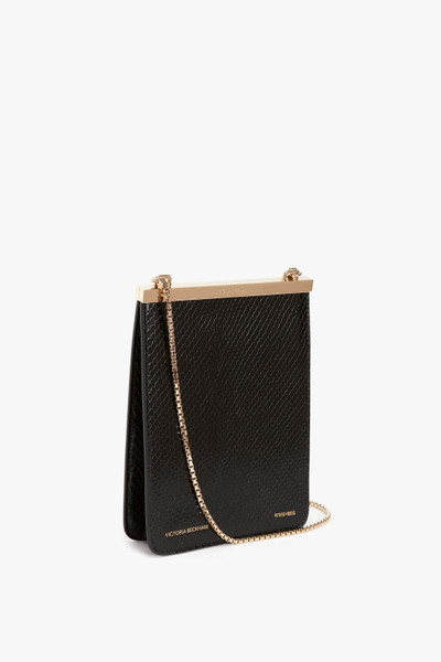Victoria Beckham Frame Purse In Black Leather outlook