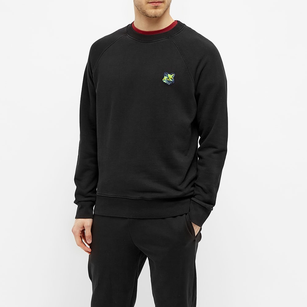 Maison Kitsuné Neon Fox Patch Crew Sweat - 4