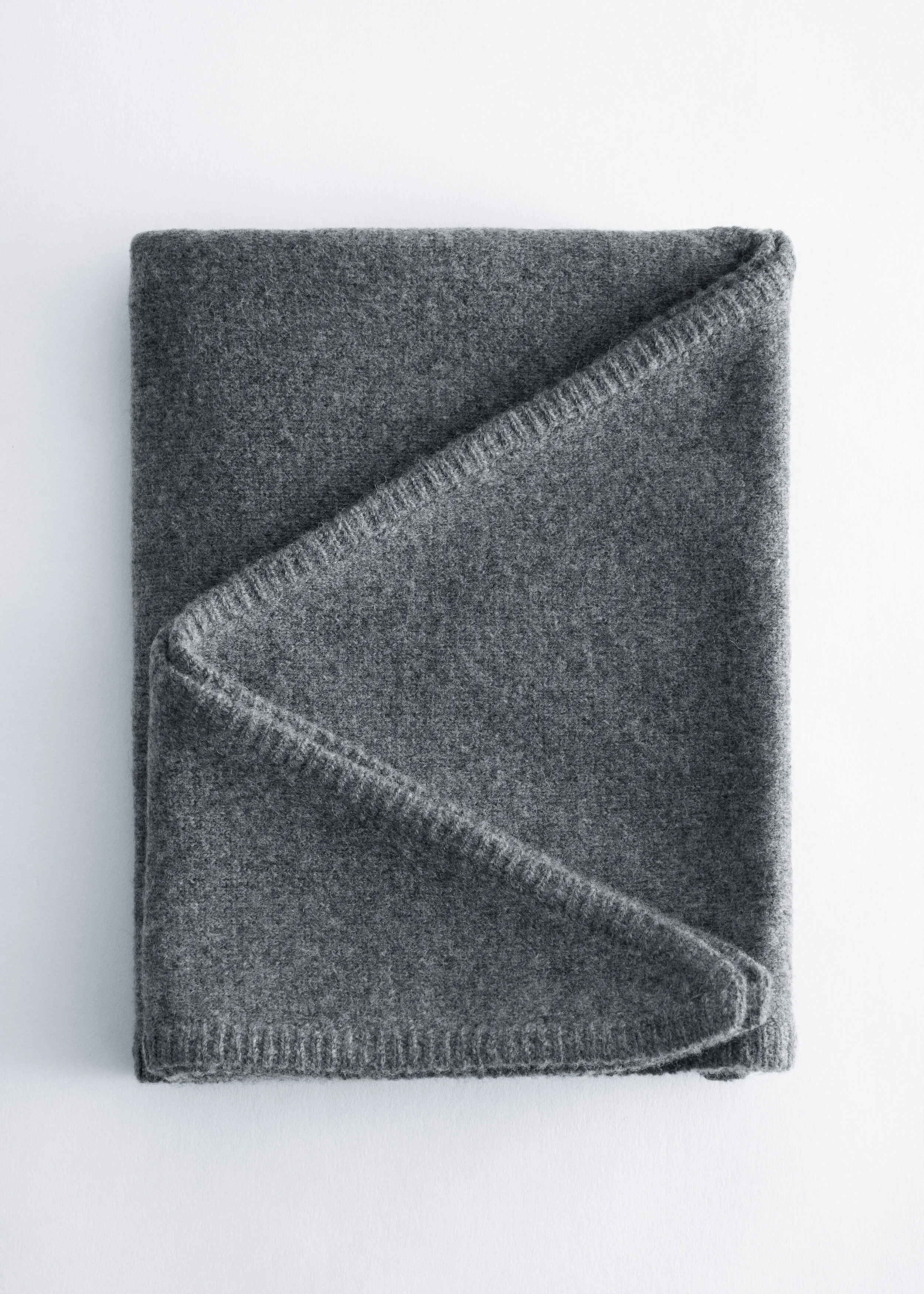 Wool Triangle Scarf - 1