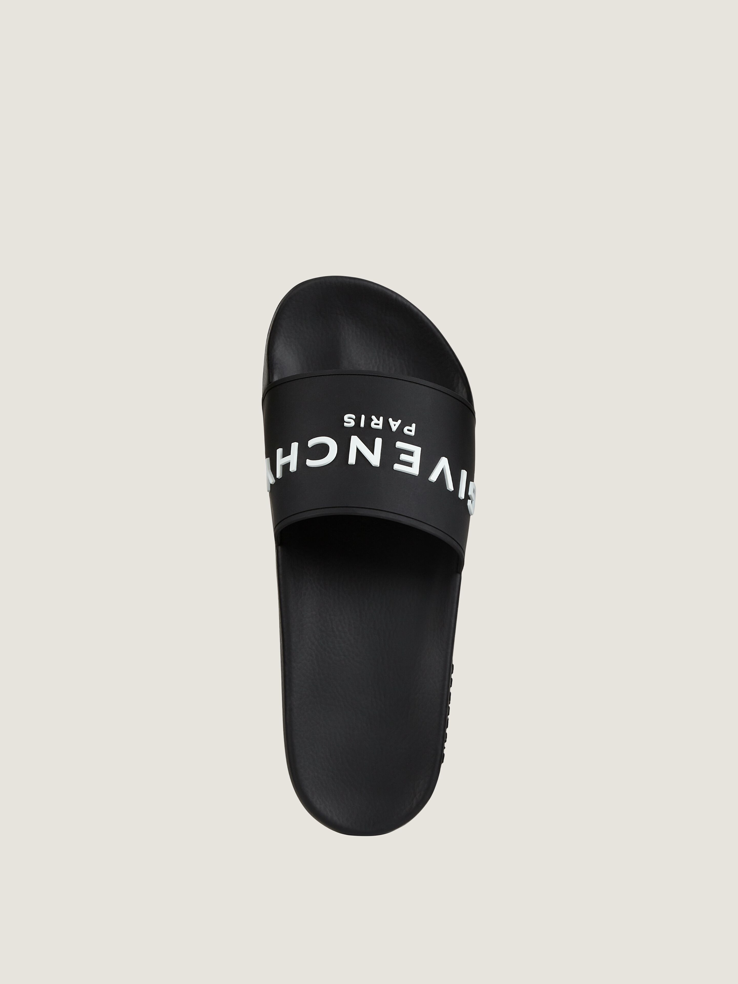 SLIDE FLAT SANDALS IN RUBBER - 5