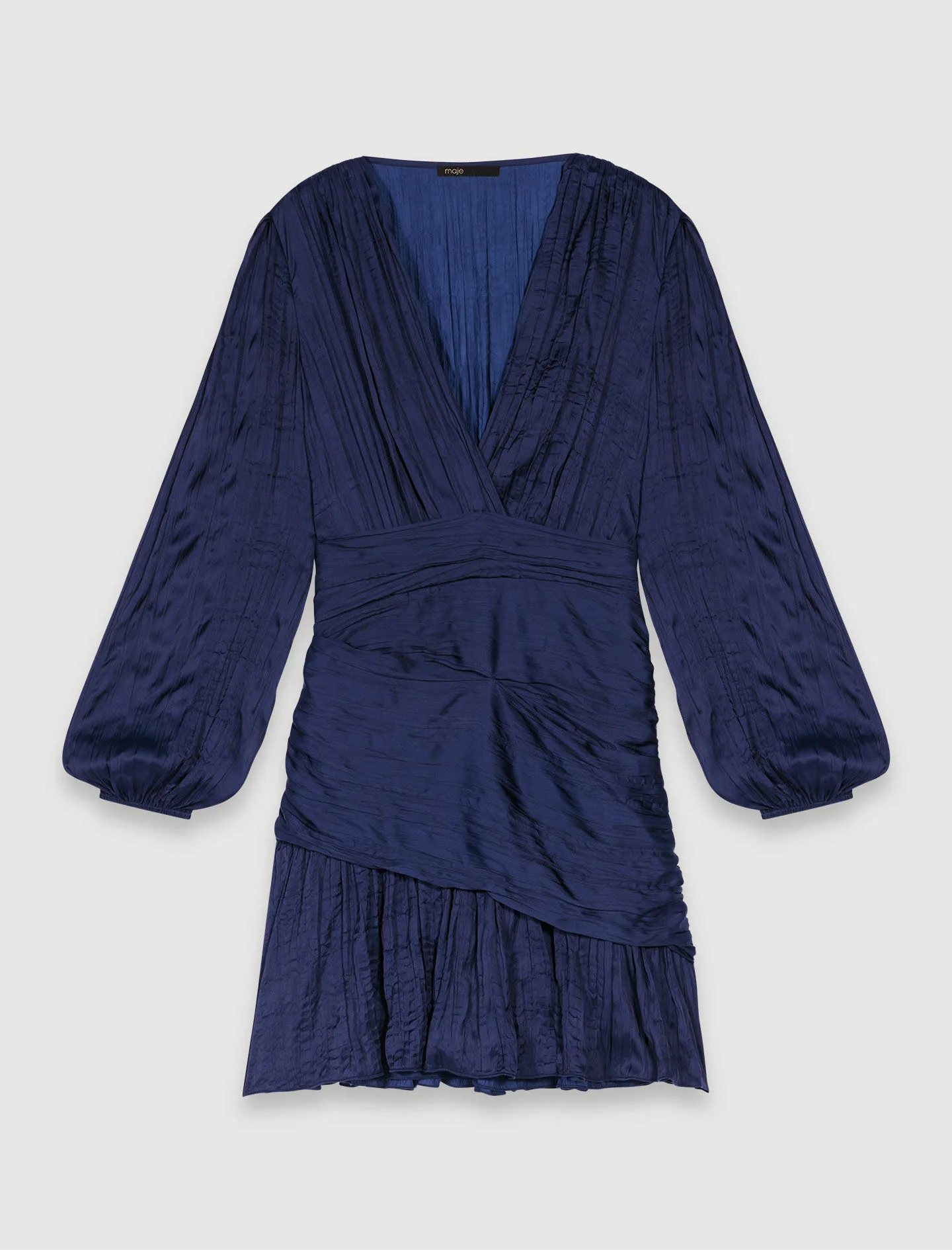 Short draped dress - 1