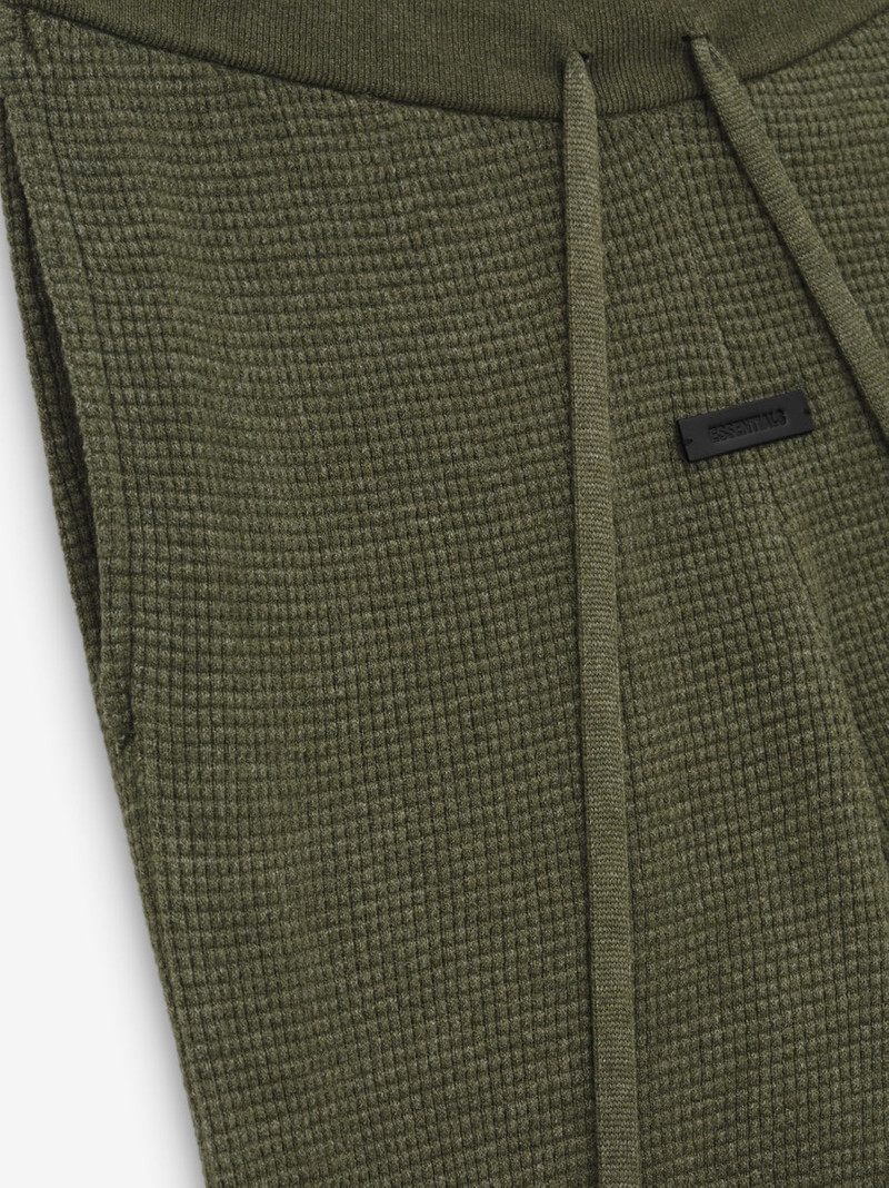 ESSENTIALS Womens Waffle Fitted Sweatpant outlook