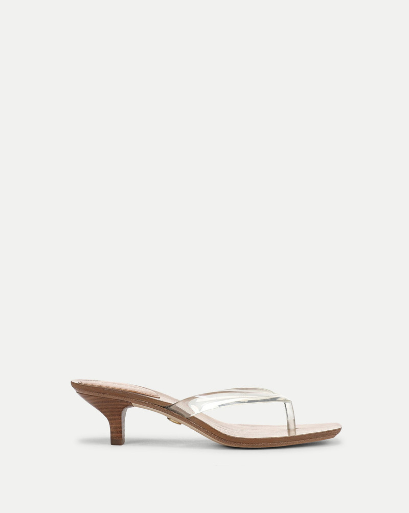 CLEA JELLY KITTEN-HEEL SANDAL 1