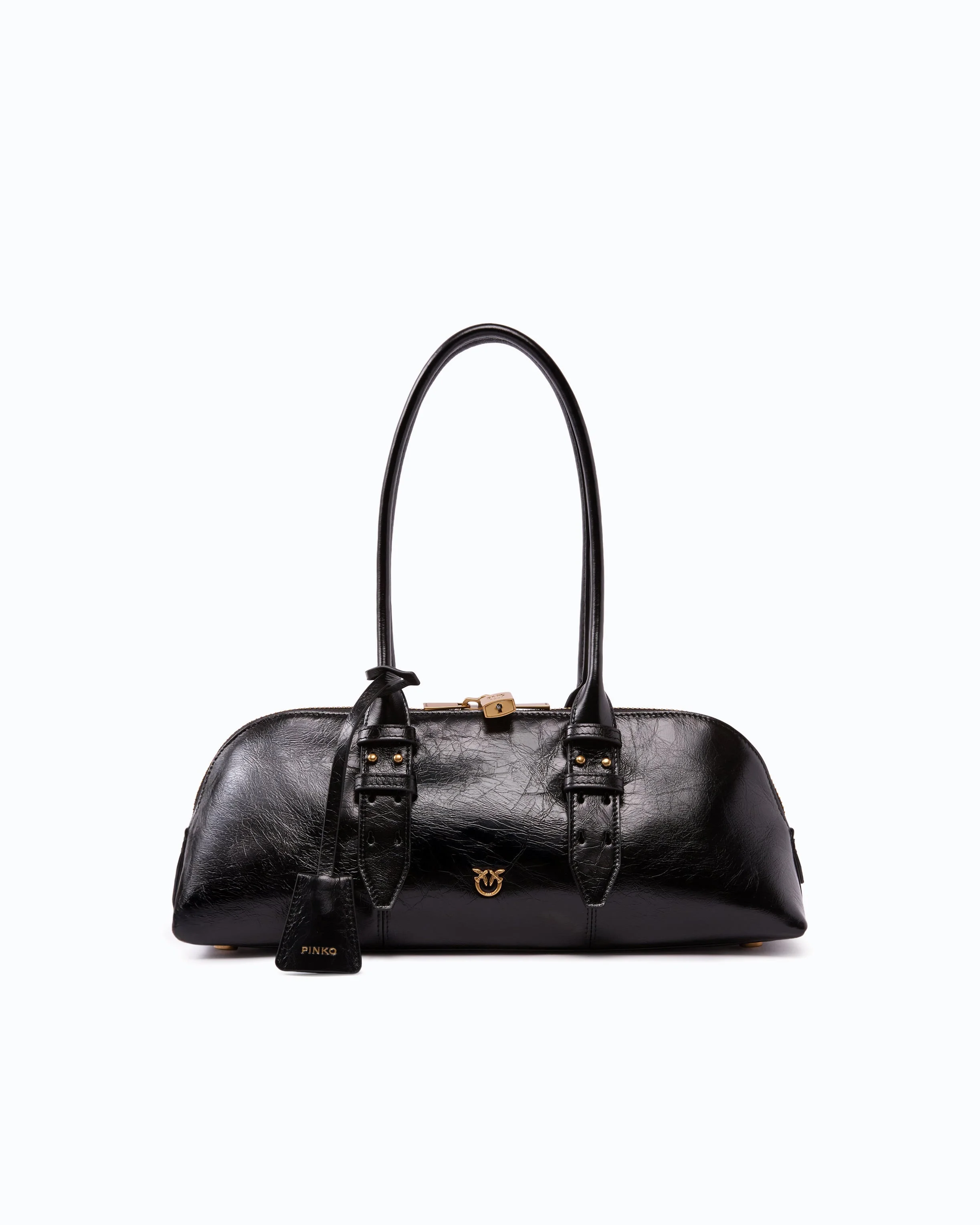 ESCAPE BAG HORIZONTAL LARGE HANDBAG IN NEW SHINY LEATHER - 1