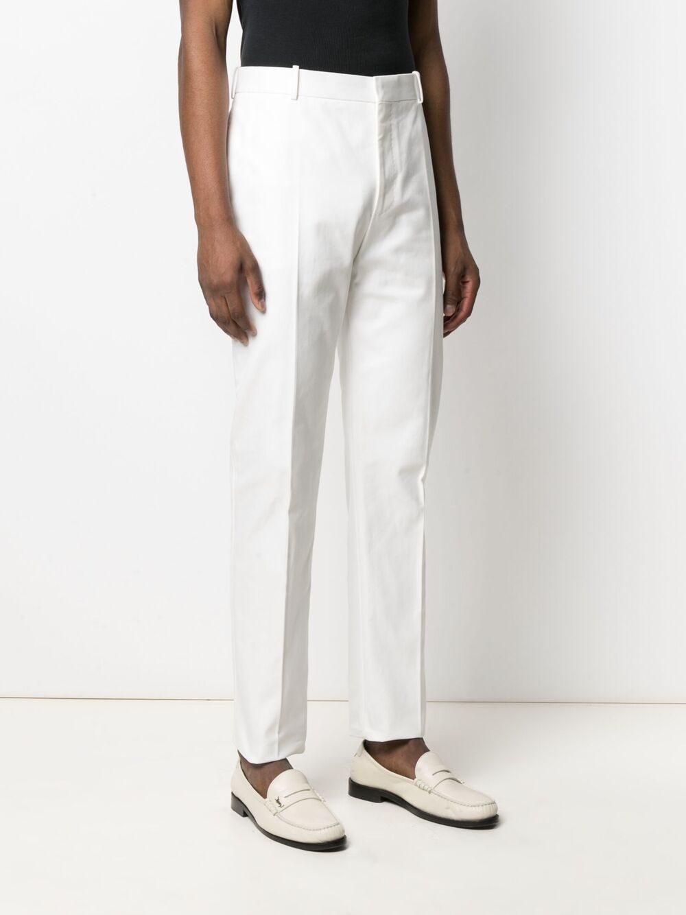 straight-cut tailored trousers - 3