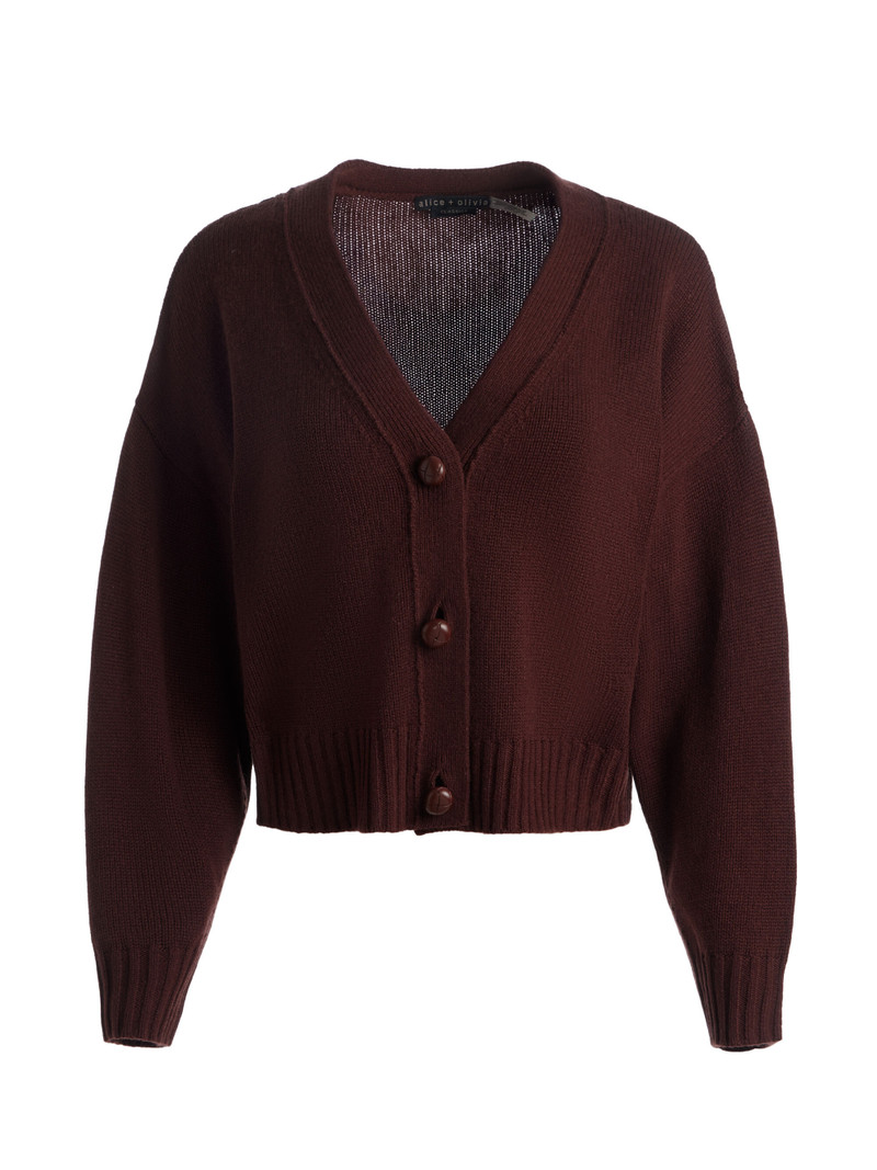 ATTICUS CROPPED CARDIGAN - 1