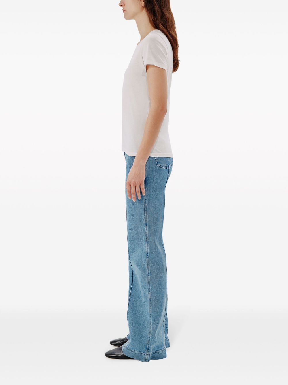 crew-neck organic cotton T-shirt - 3