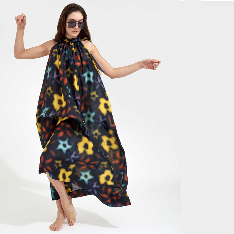 Vilebrequin Women Silk Dress Blurred outlook