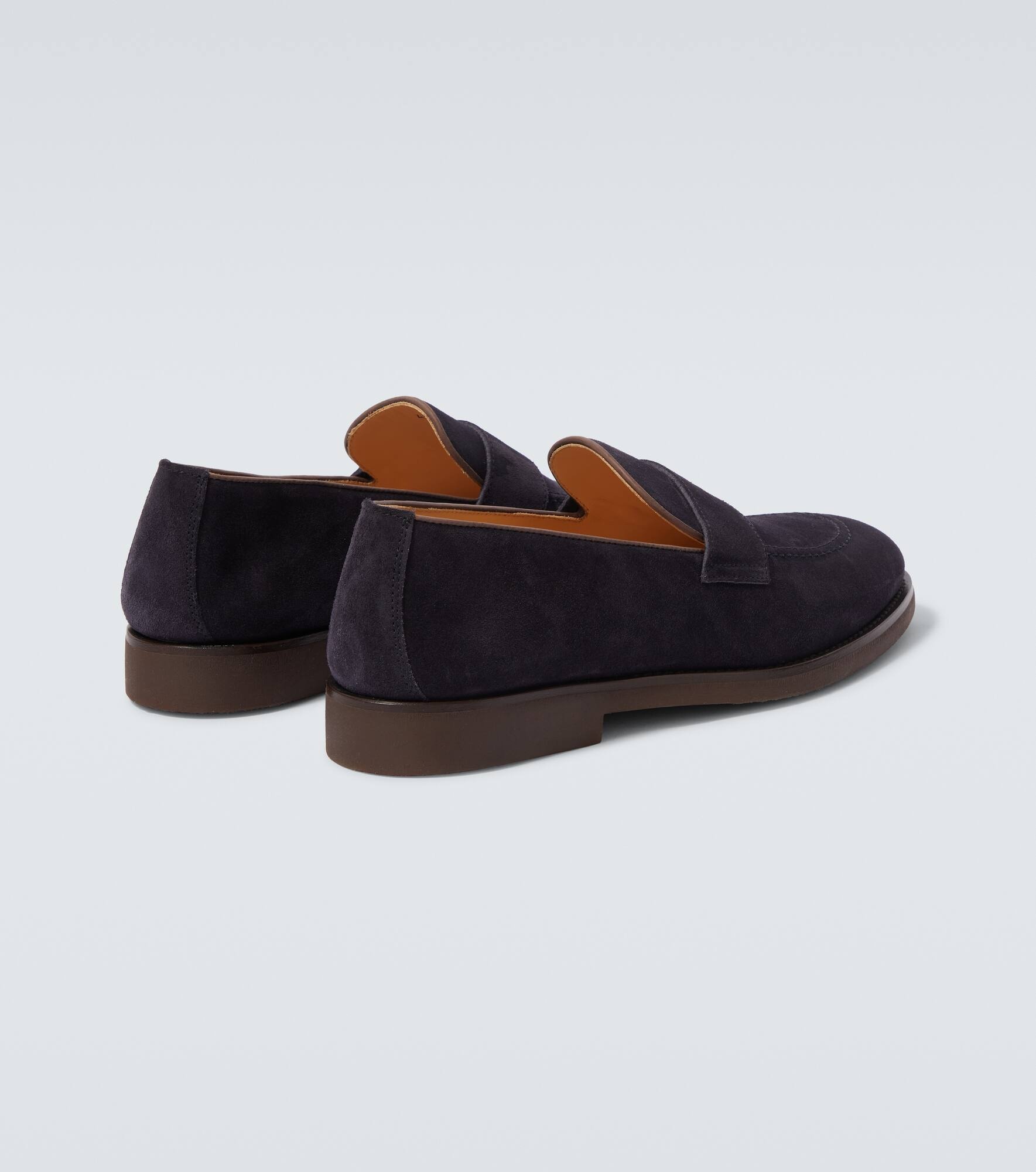 Suede penny loafers - 6