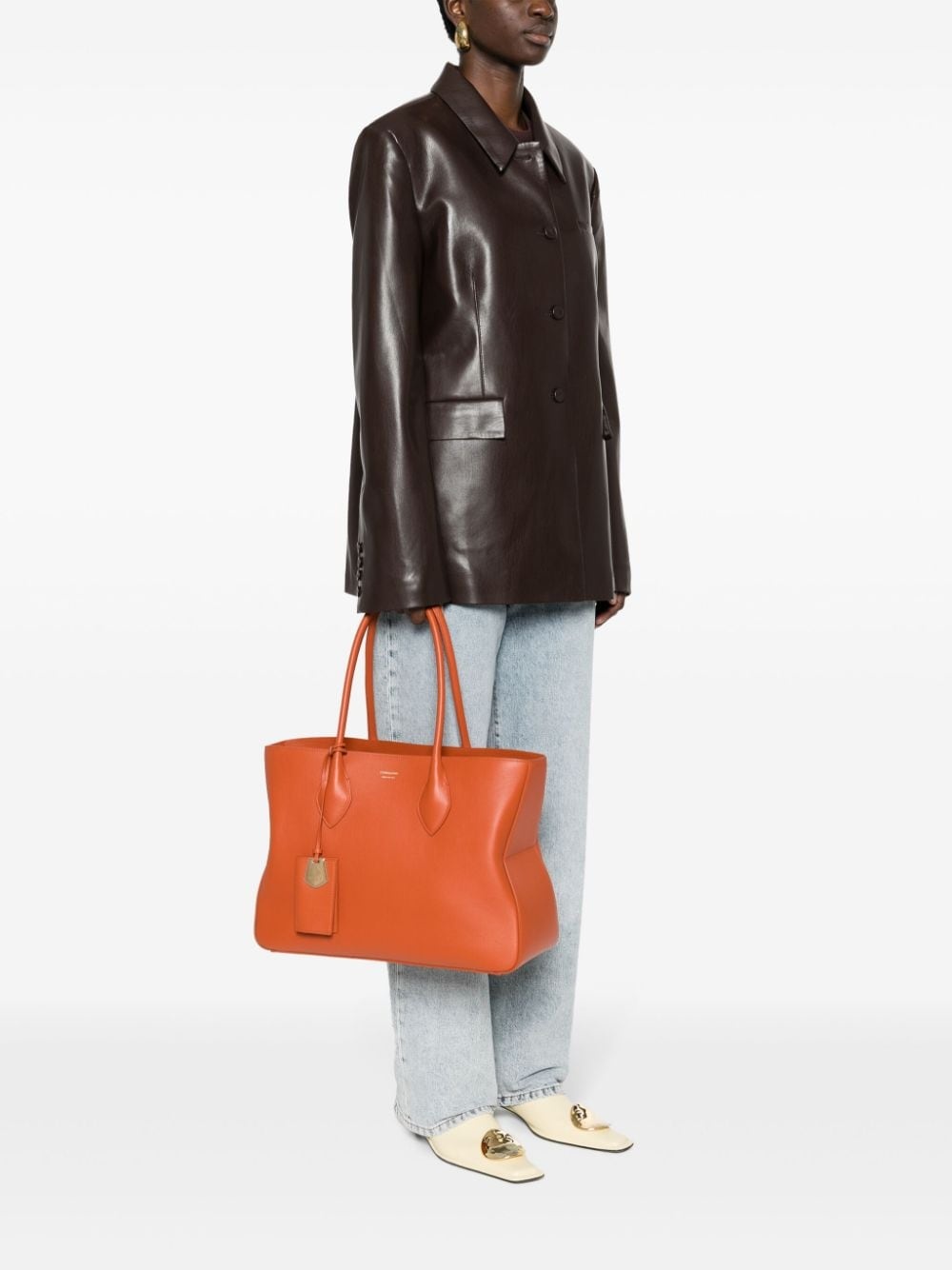 Stella logo-plaque leather bag - 2