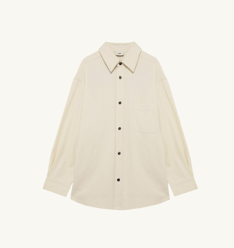 UNISEX HERRINGBONE OVERSHIRT 1