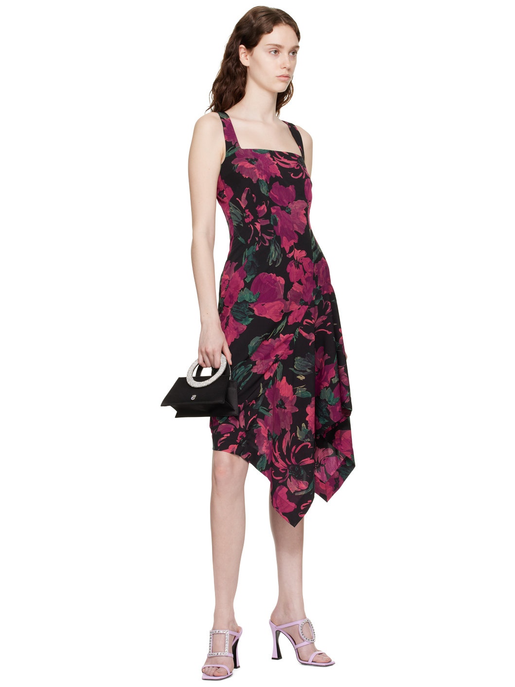 Purple Hoya Heeled Sandals - 5