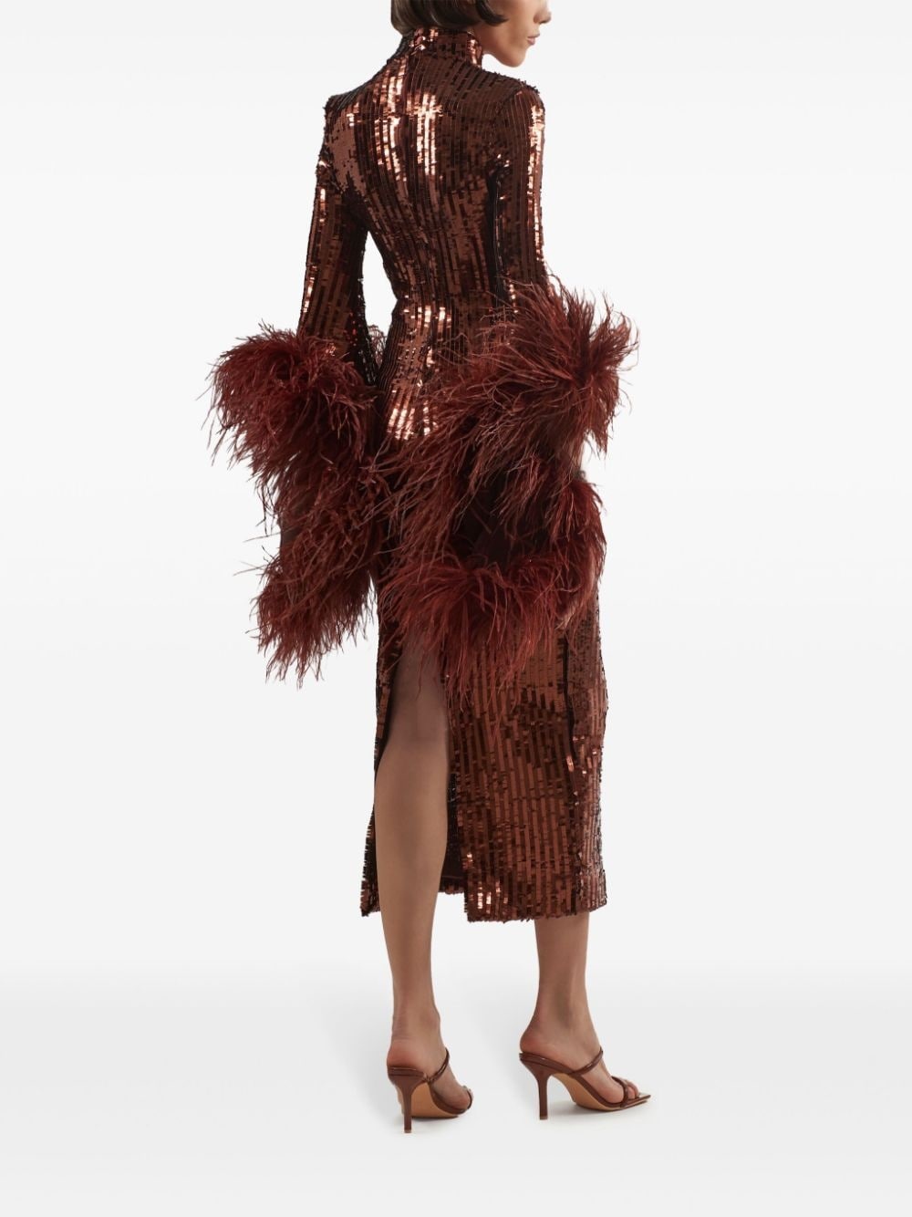 Del Rio Disco sequinned midi dress - 3