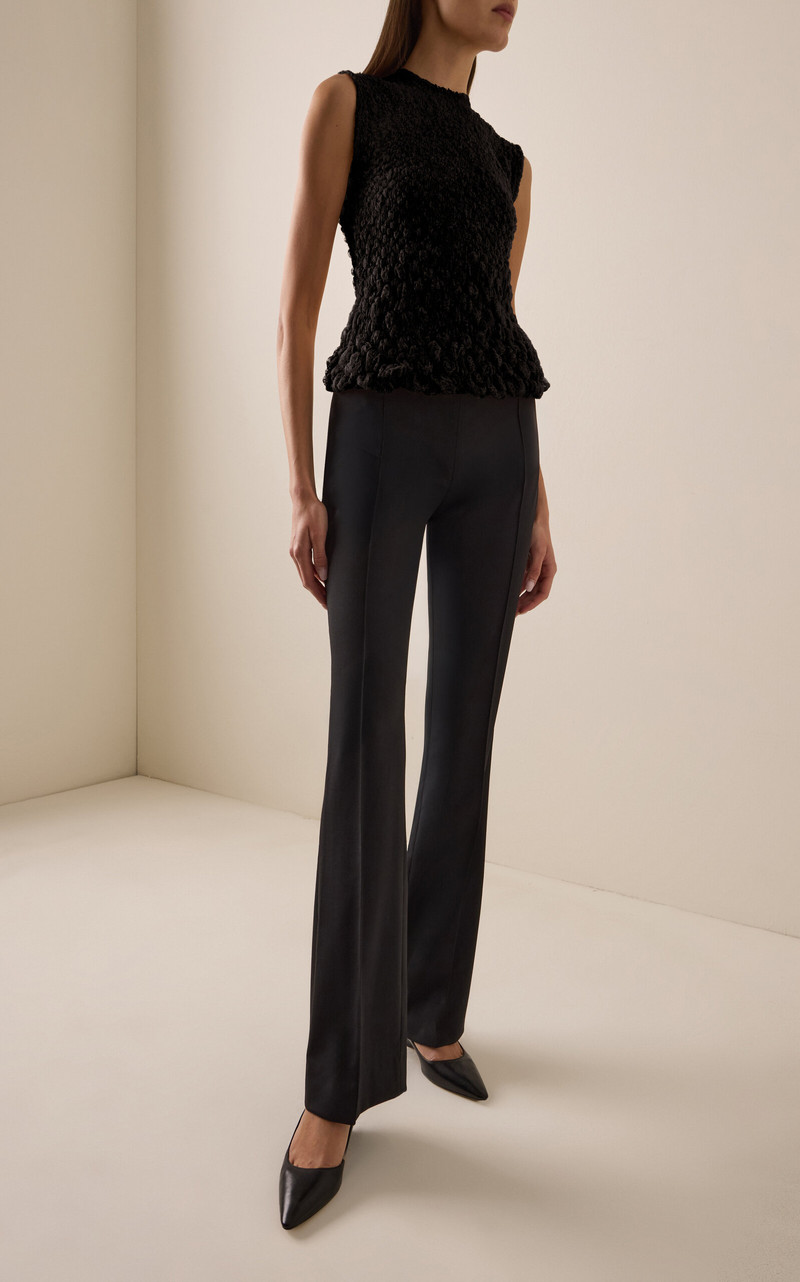 Luma Textured Lace Tank Top black 3
