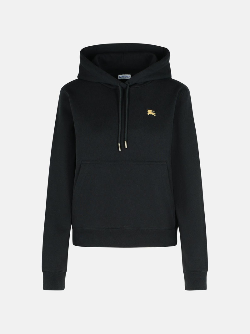 'HARRIET' BLACK COTTON SWEATSHIRT 1
