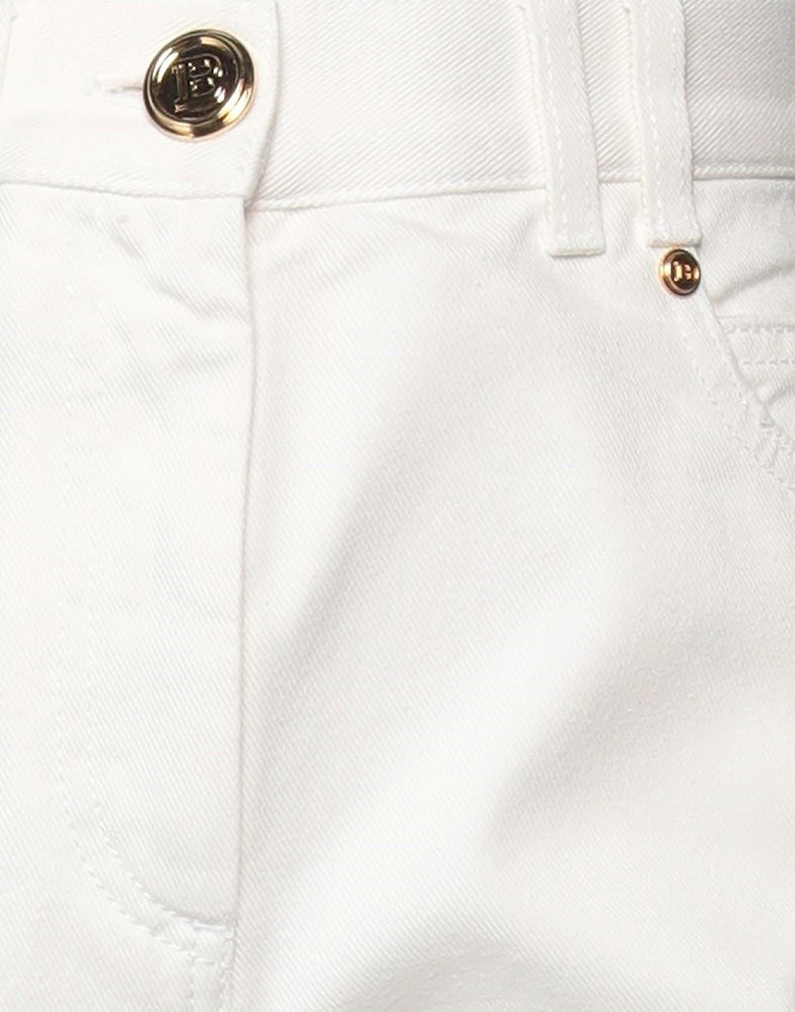 White Women's Denim Pants - 4