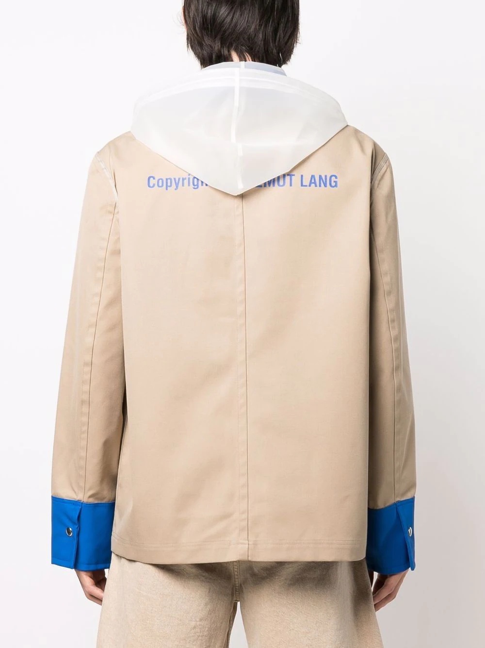 colour-block single-breasted jacket - 5