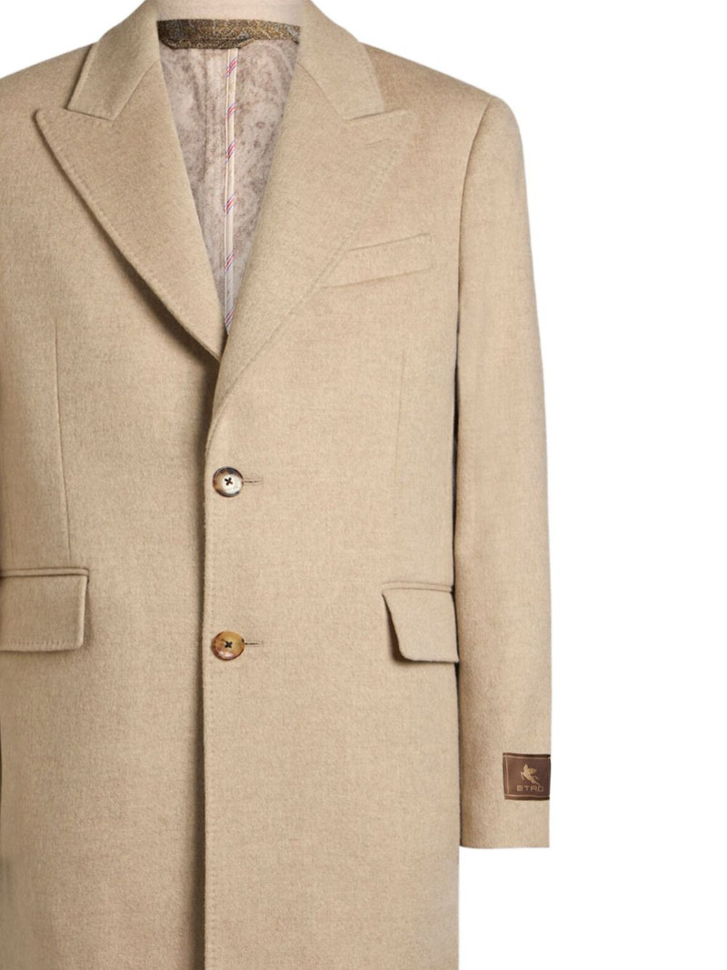 Etro single-breasted coat outlook