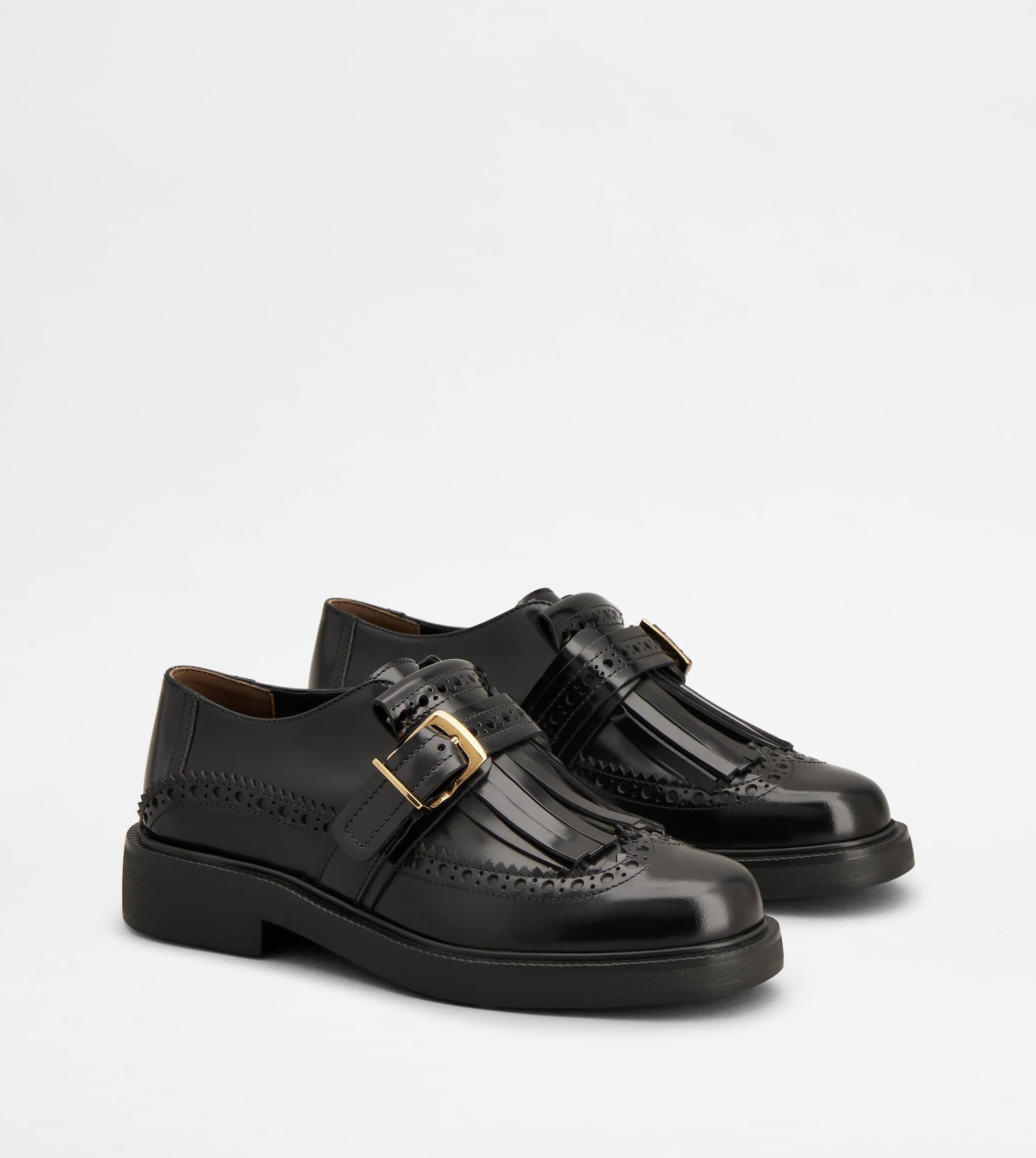 MONKSTRAPS IN LEATHER - BLACK - 3