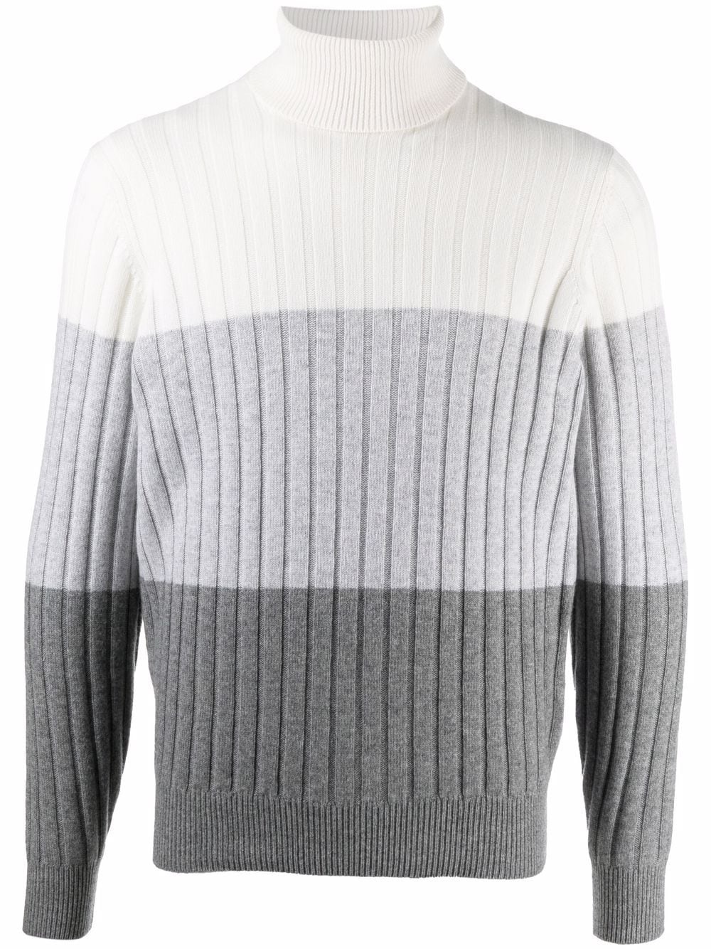 ribbed colour-block jumper - 1