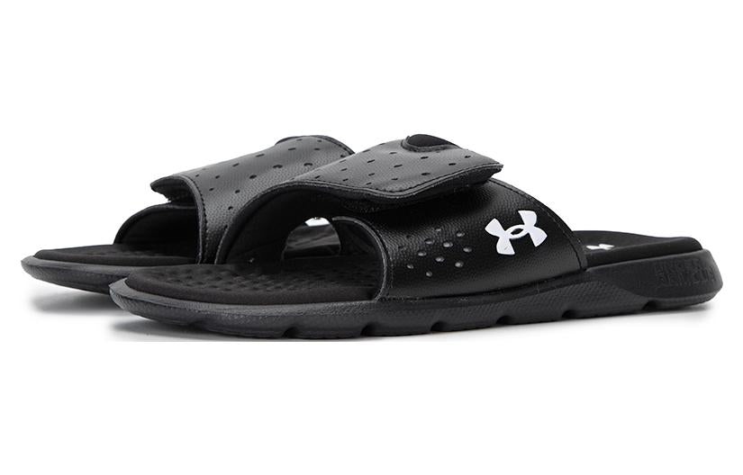(WMNS) Under Armour Ignite 7 Slide 'Black White' 3026027-001 - 4