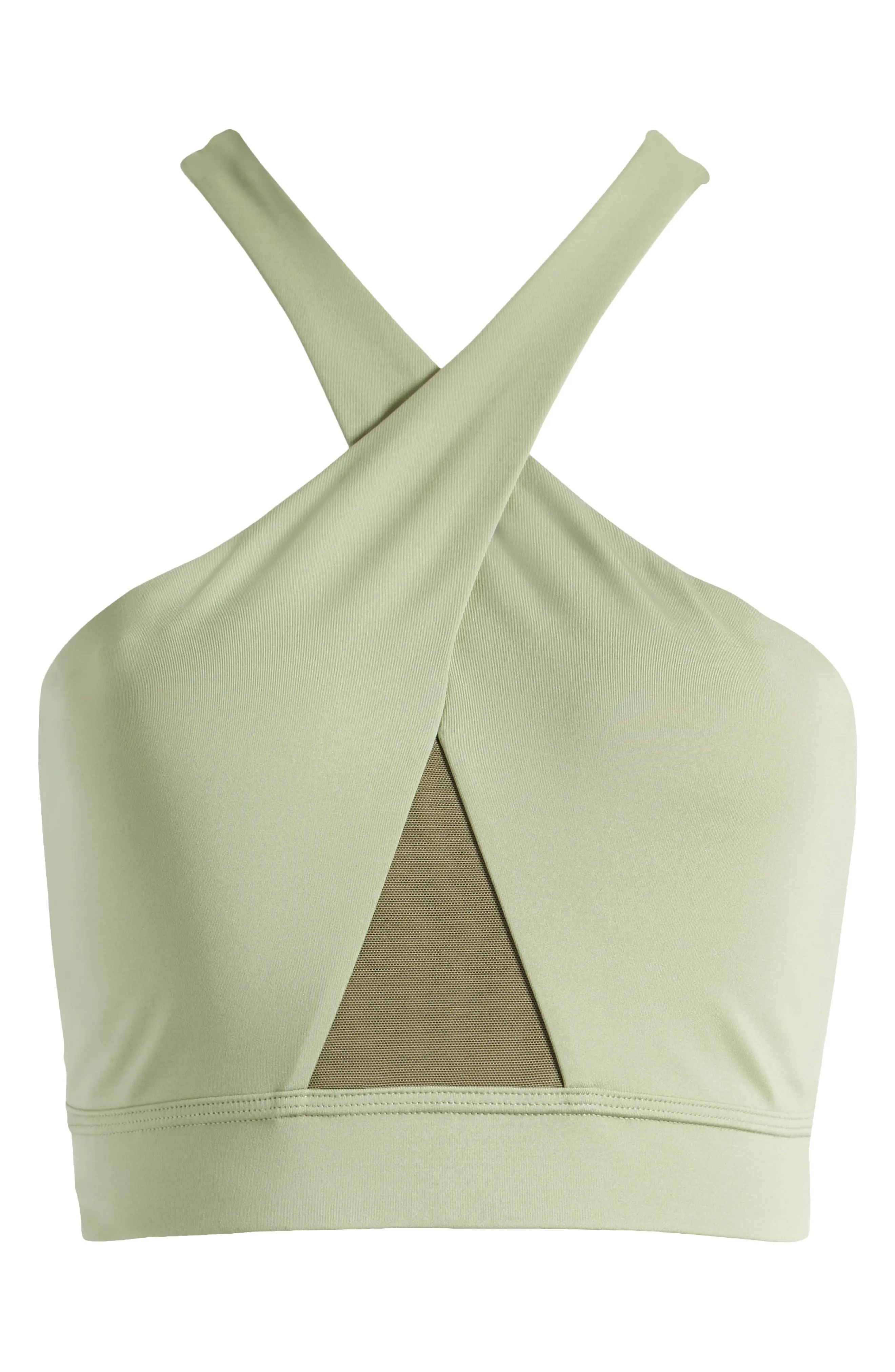 Dri-FIT Swoosh Wrap Sports Bra in Oil Green/Medium Olive - 1