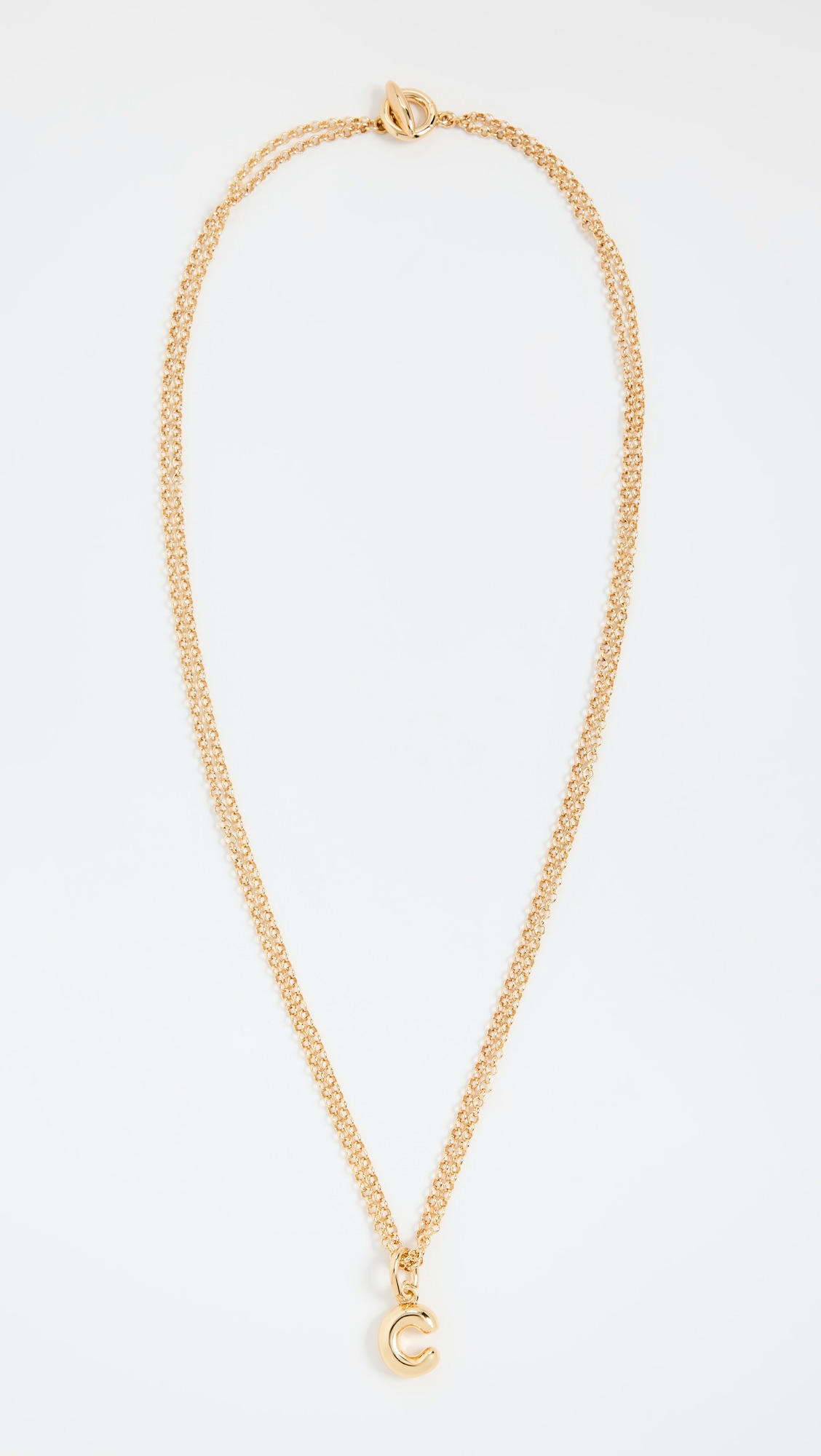 The Puffy Initial Necklace - 3