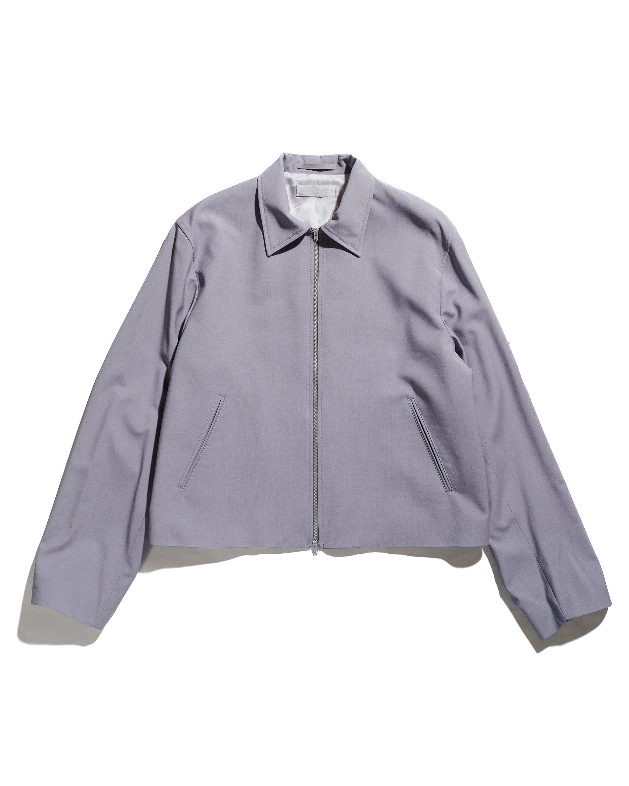 Mini Jacket Dusty Lavender High Twist Wool - 1