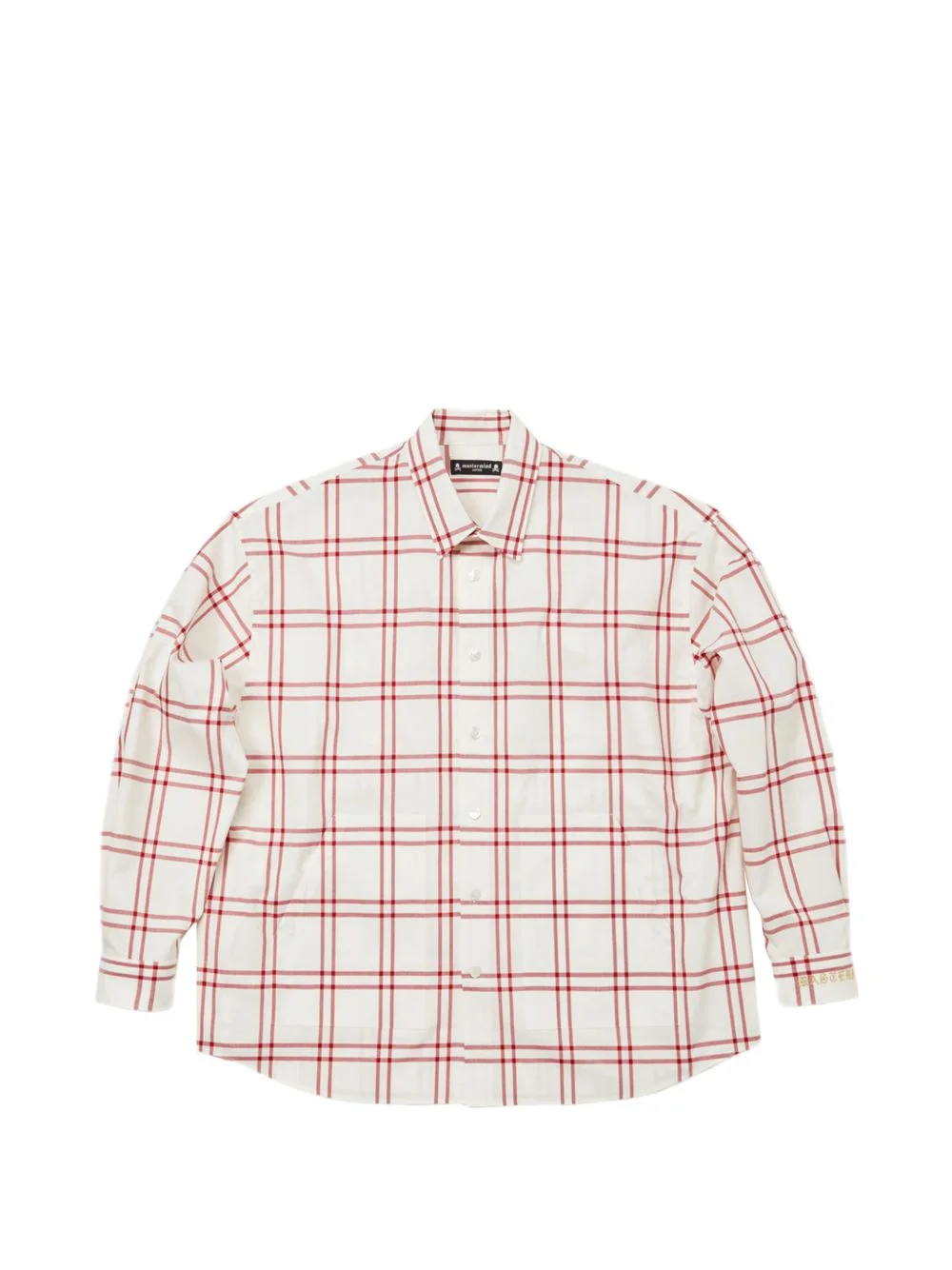 plaid loose-fit shirt - 1