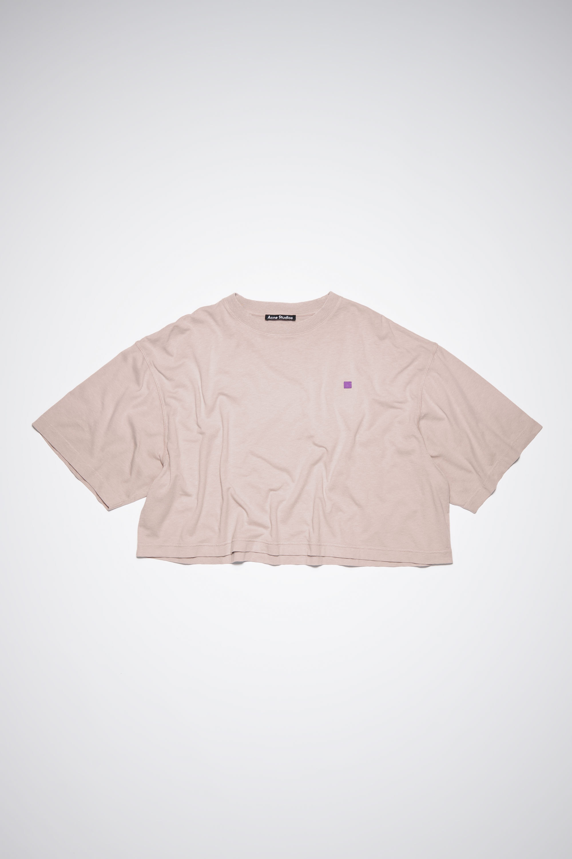 Crew neck t-shirt- Relaxed fit - Dusty beige - 5