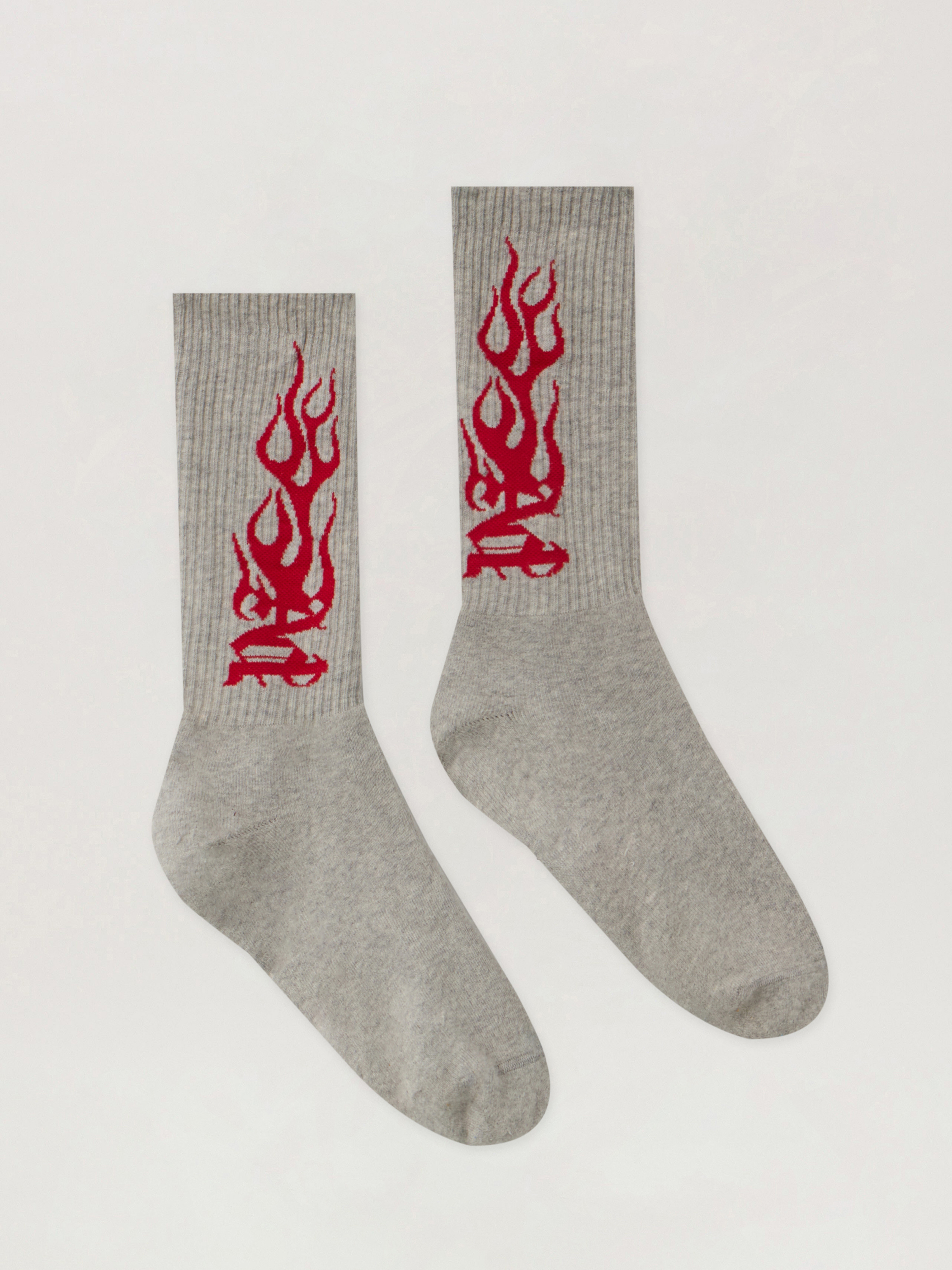 Flames Jacquard Socks - 1