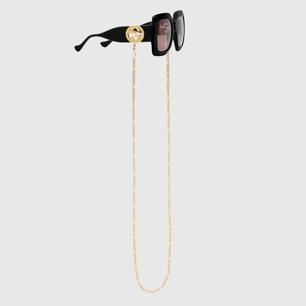 Rectangular sunglasses with chain - 4