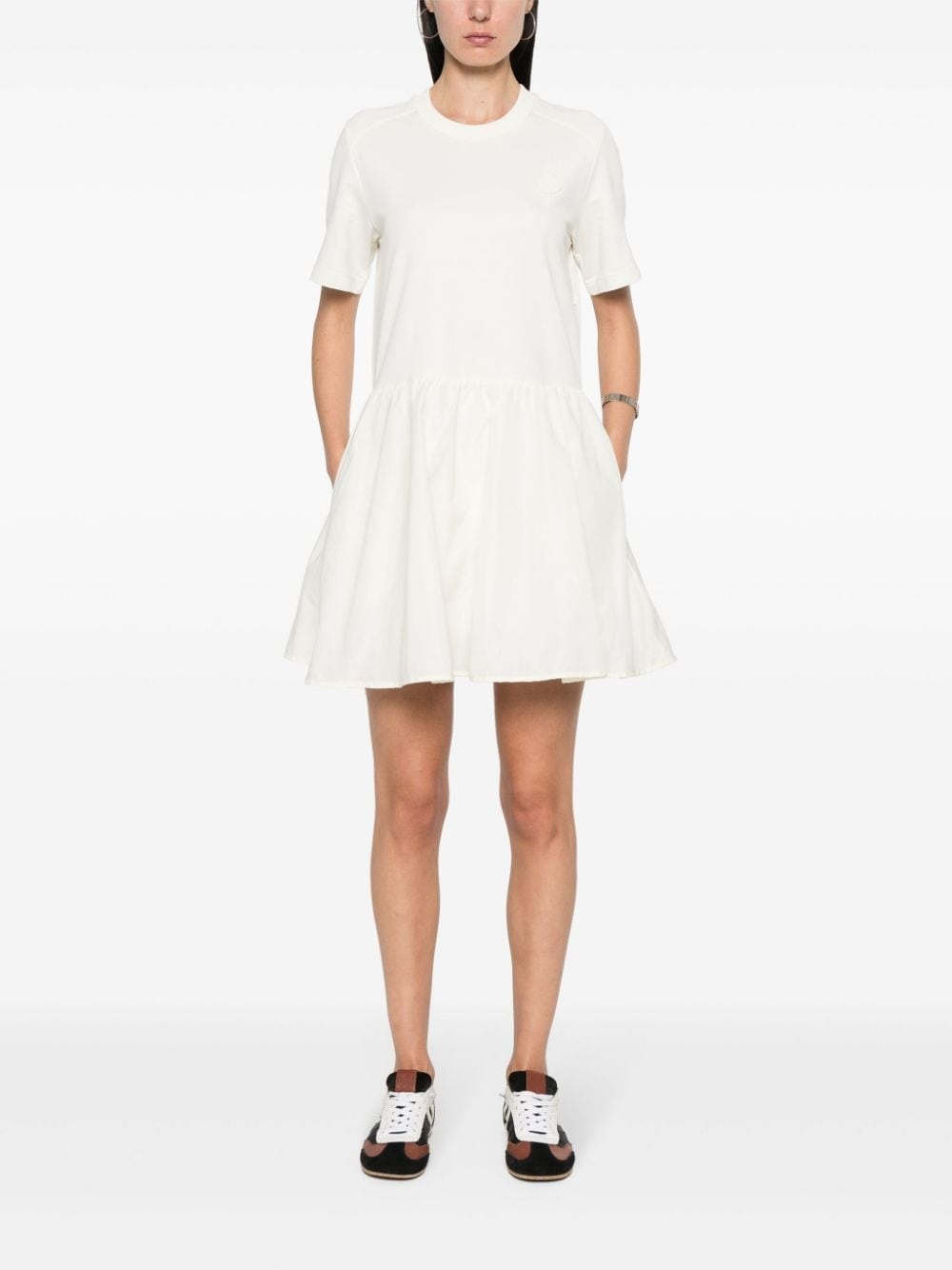 panelled-design dress - 2
