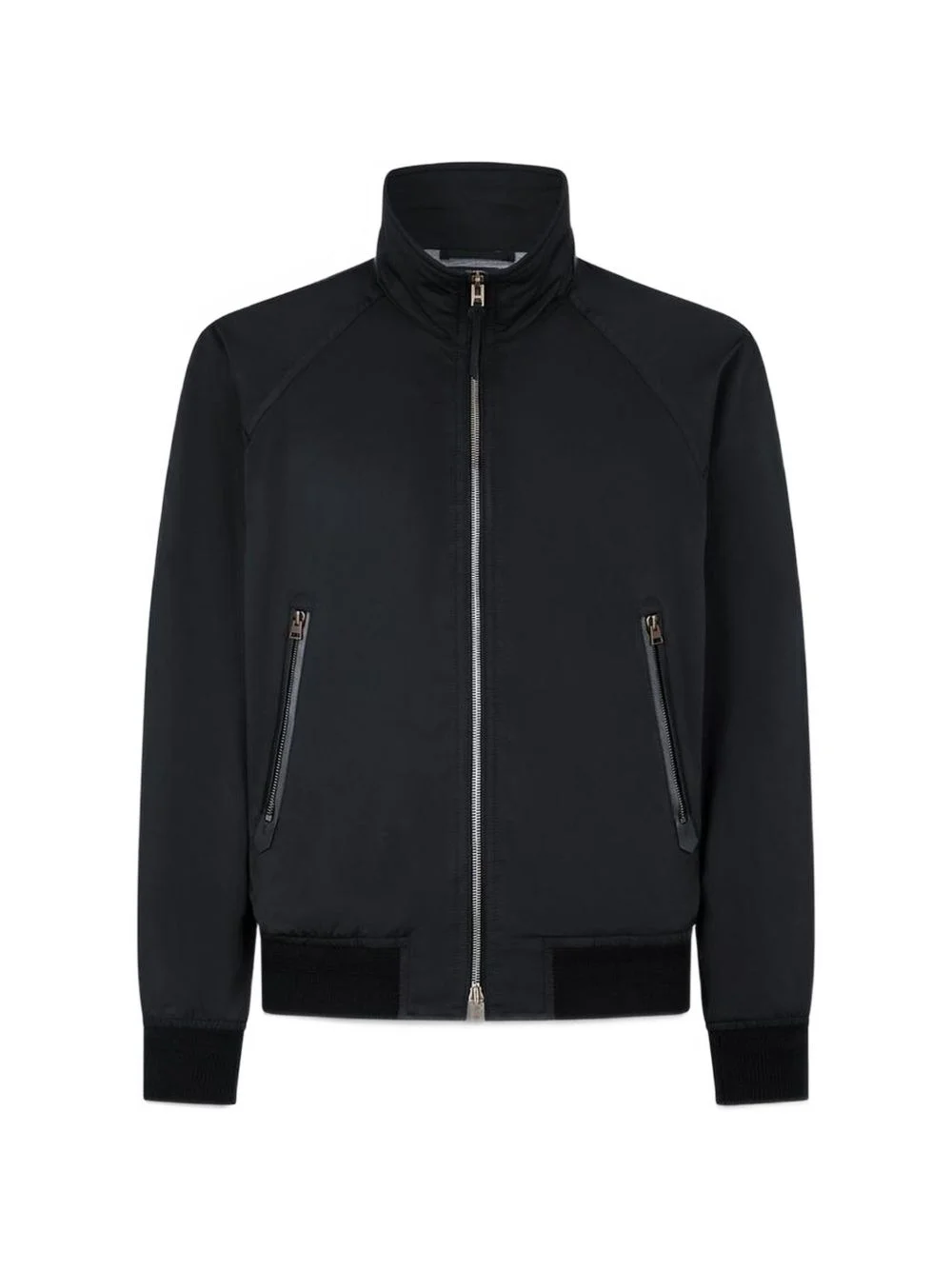 zip-up high-neck jacket - 1