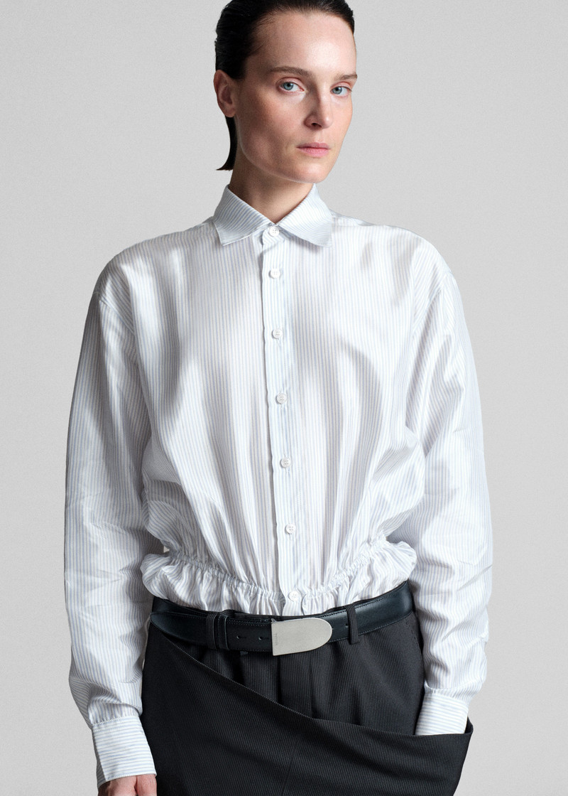 Bettter Lining Shirt Tie Bodysuit - Multicolor 6