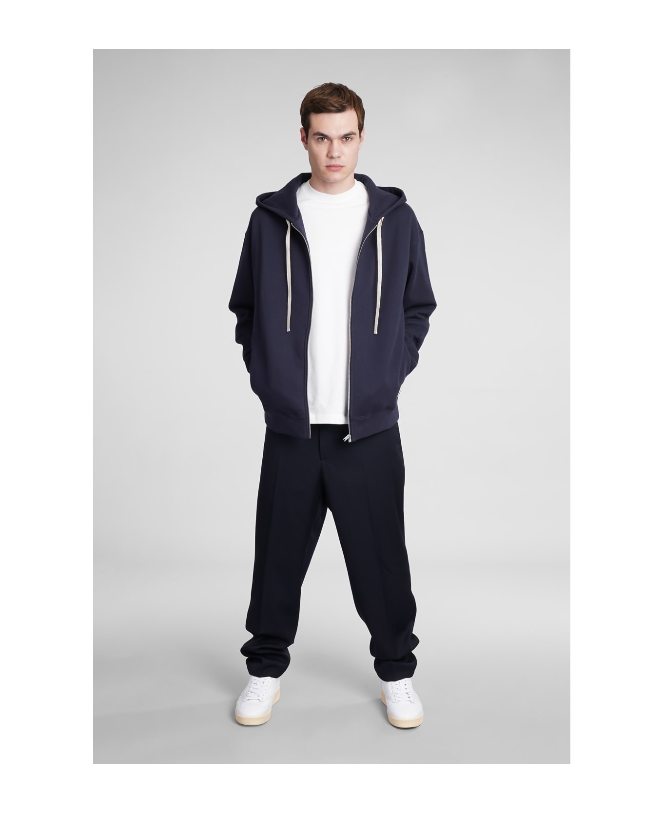 Sweatshirt In Blue Cotton - 2