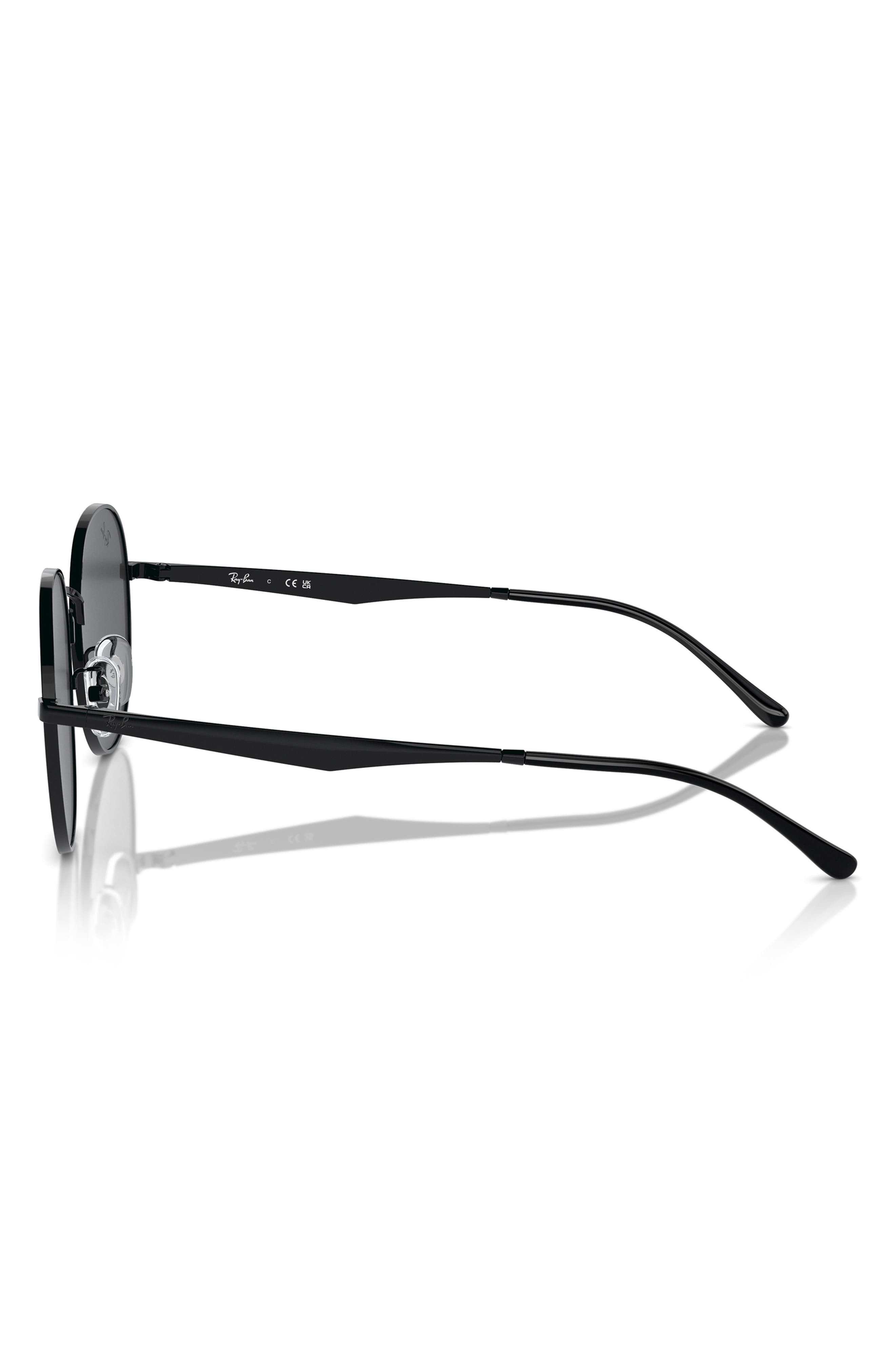 Ray-Ban 57mm Round Phantos Sunglasses in Black at Nordstrom - 3