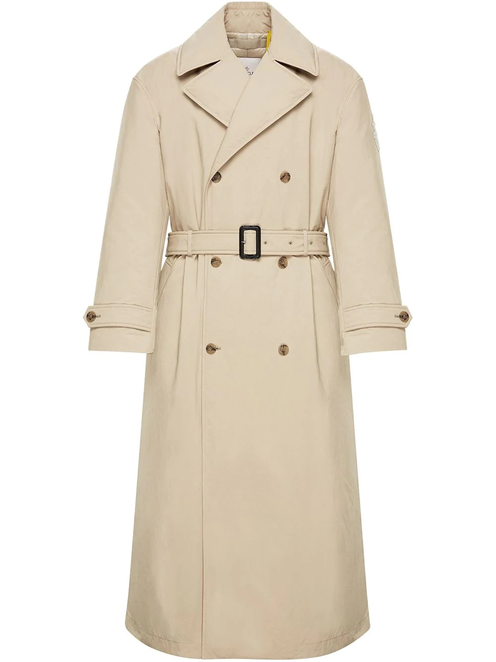 x Moncler double-breasted belted trench coat - 1