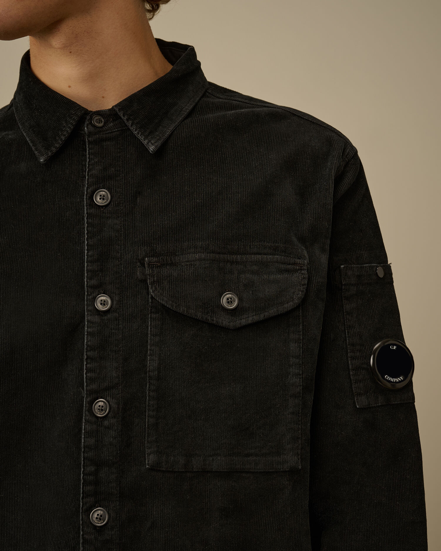 Corduroy Lens Longsleeve Button Shirt - 5