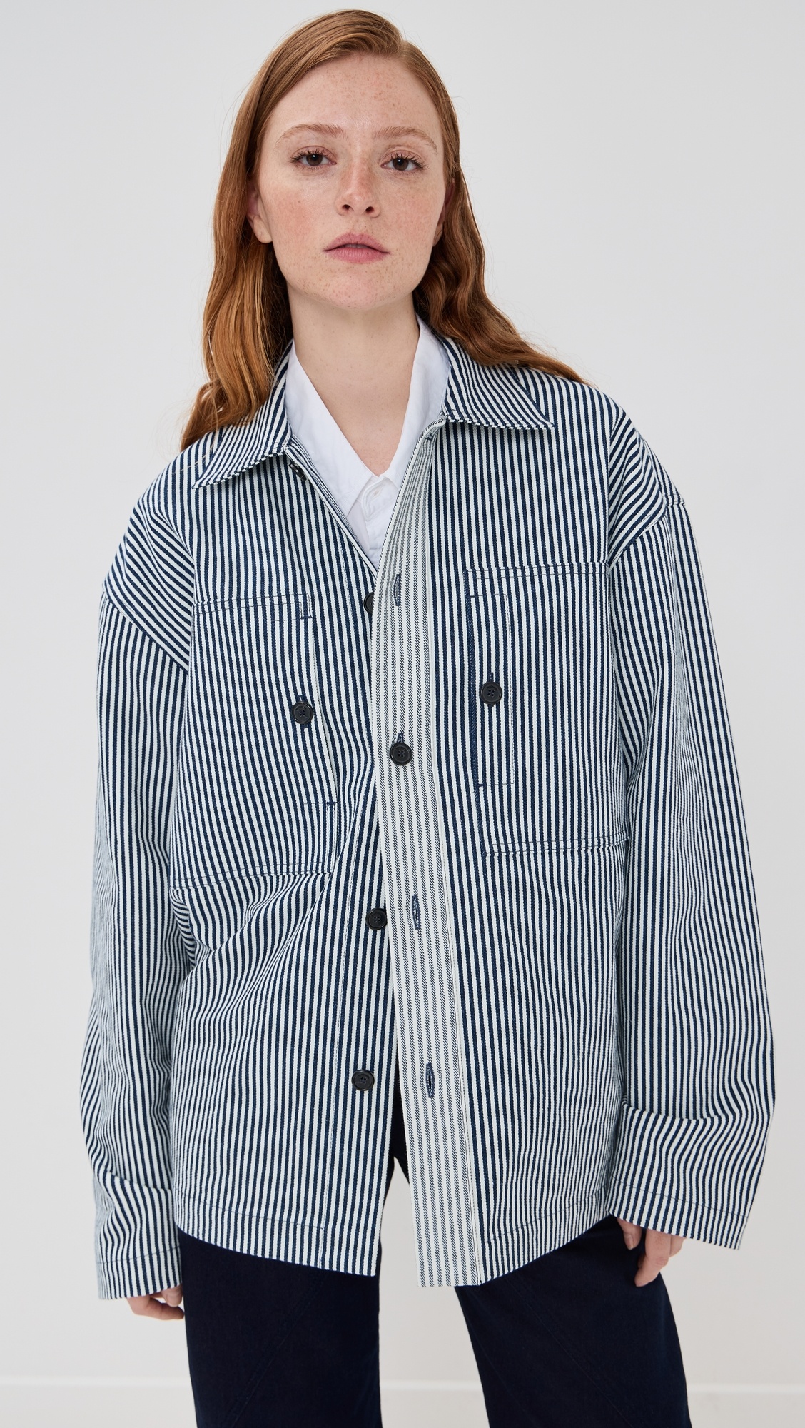 Patch Pocket Over Shirt - 1