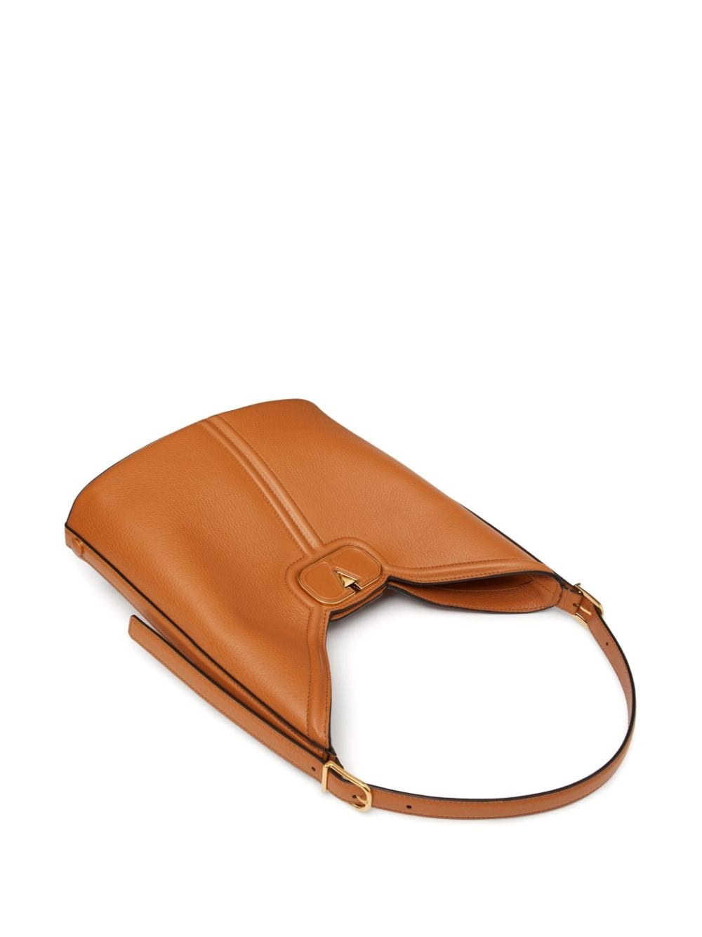 VLogo leather tote bag - 6