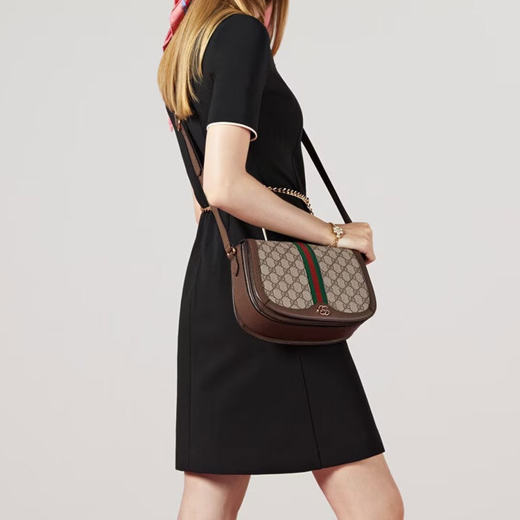 (WMNS) Gucci Ophidia GG Canvas Shoulder Bag Beige 601044-96IWB-8745 - 10