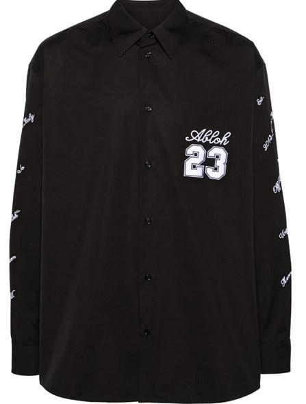 SHIRT WITH EMBROIDERED LOGO - 1
