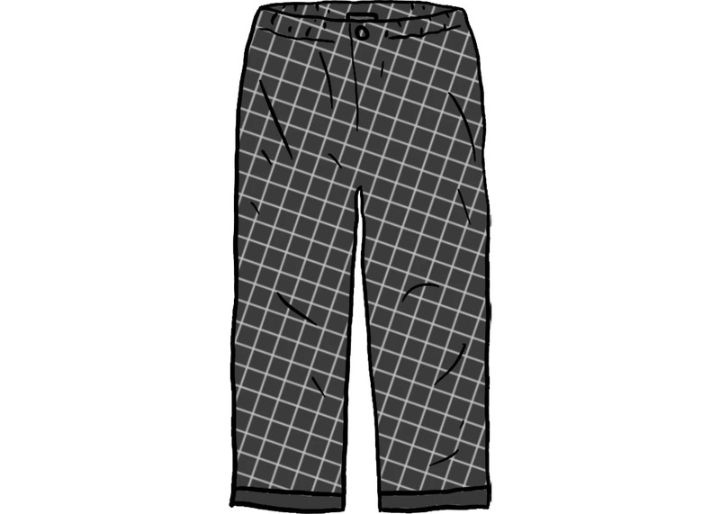 Supreme Supreme Satin Pajama Set Black outlook