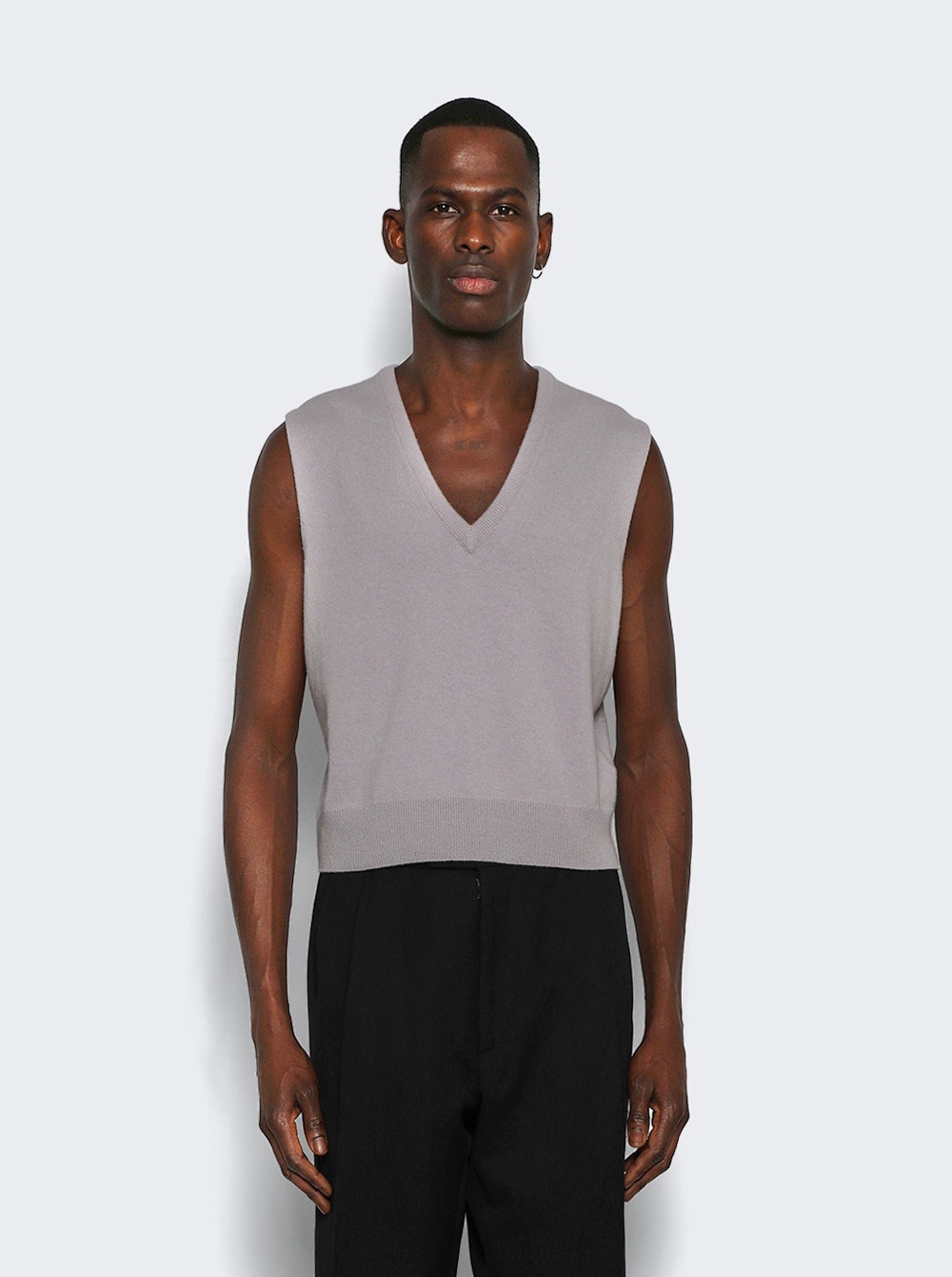 V-neck Vest Lilac - 2